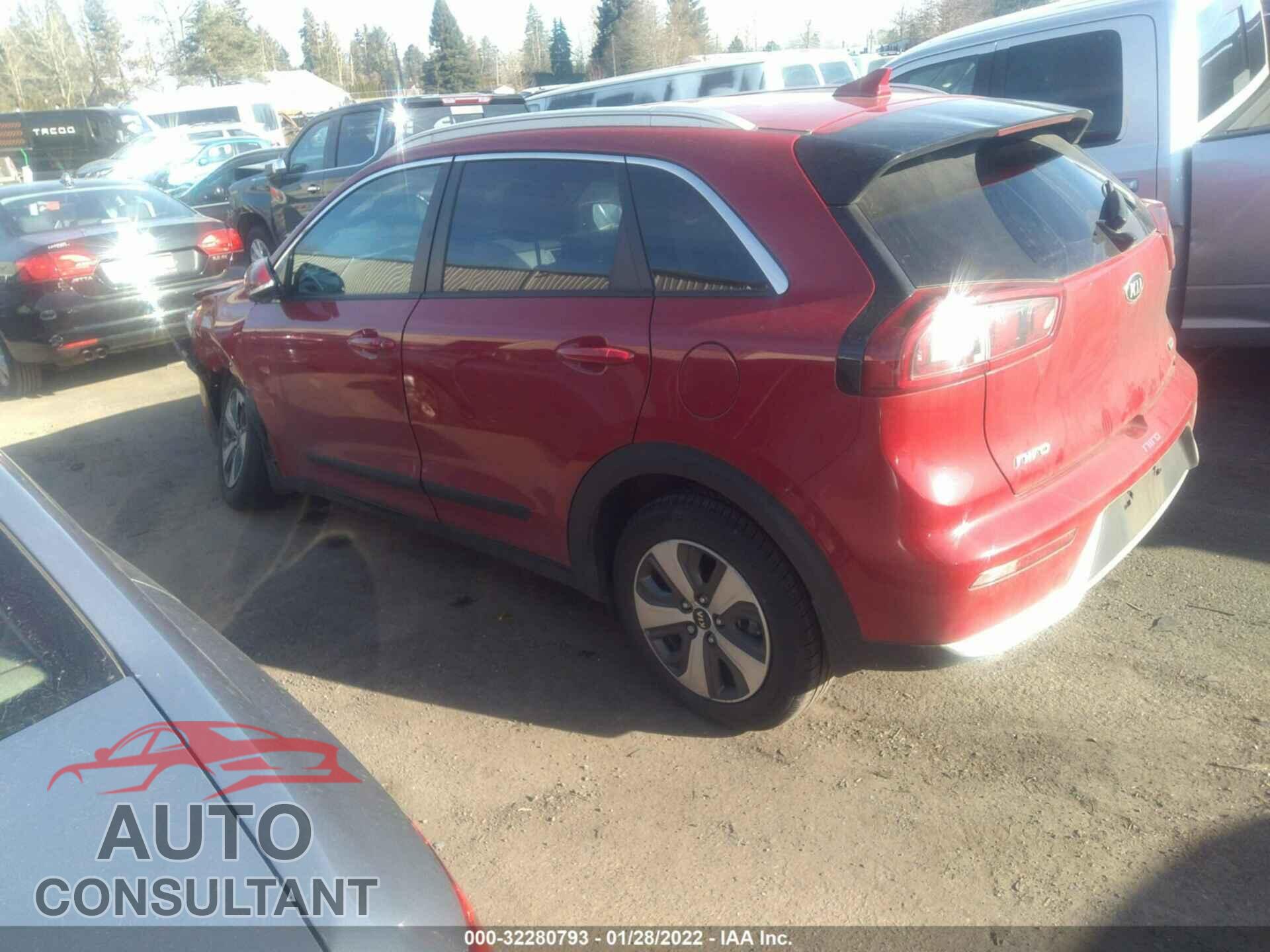 KIA NIRO 2017 - KNDCC3LC2H5057357