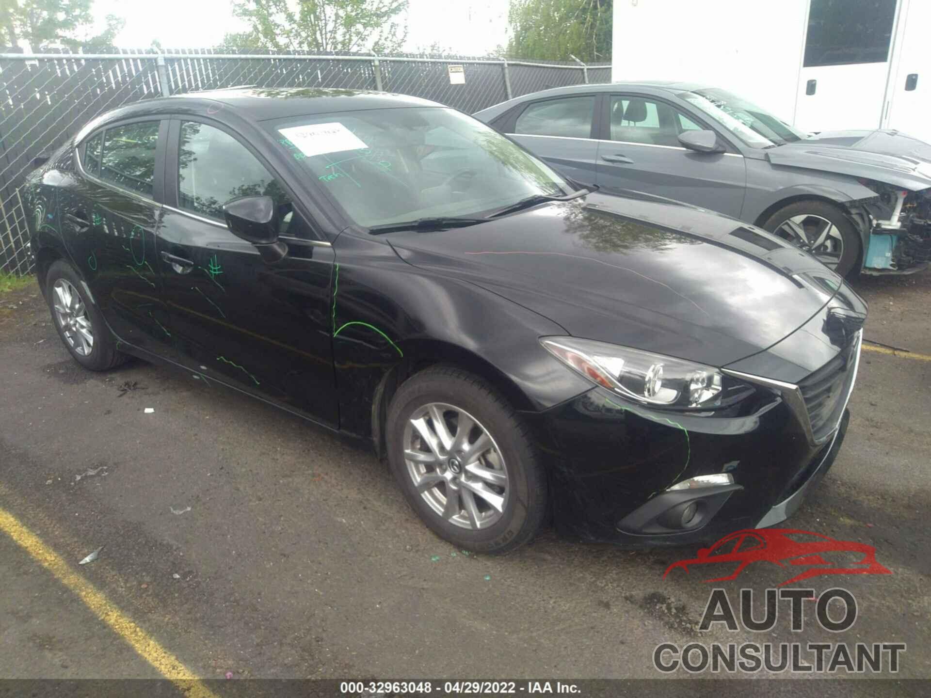 MAZDA MAZDA3 2016 - JM1BM1W74G1355314