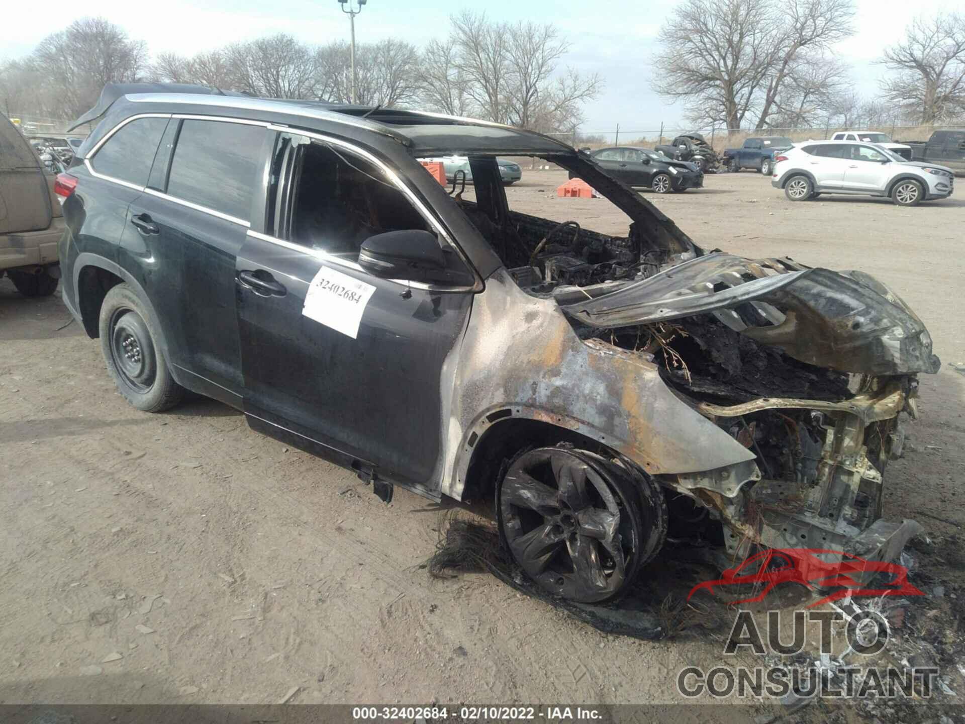 TOYOTA HIGHLANDER 2019 - 5TDYZRFH3KS323050