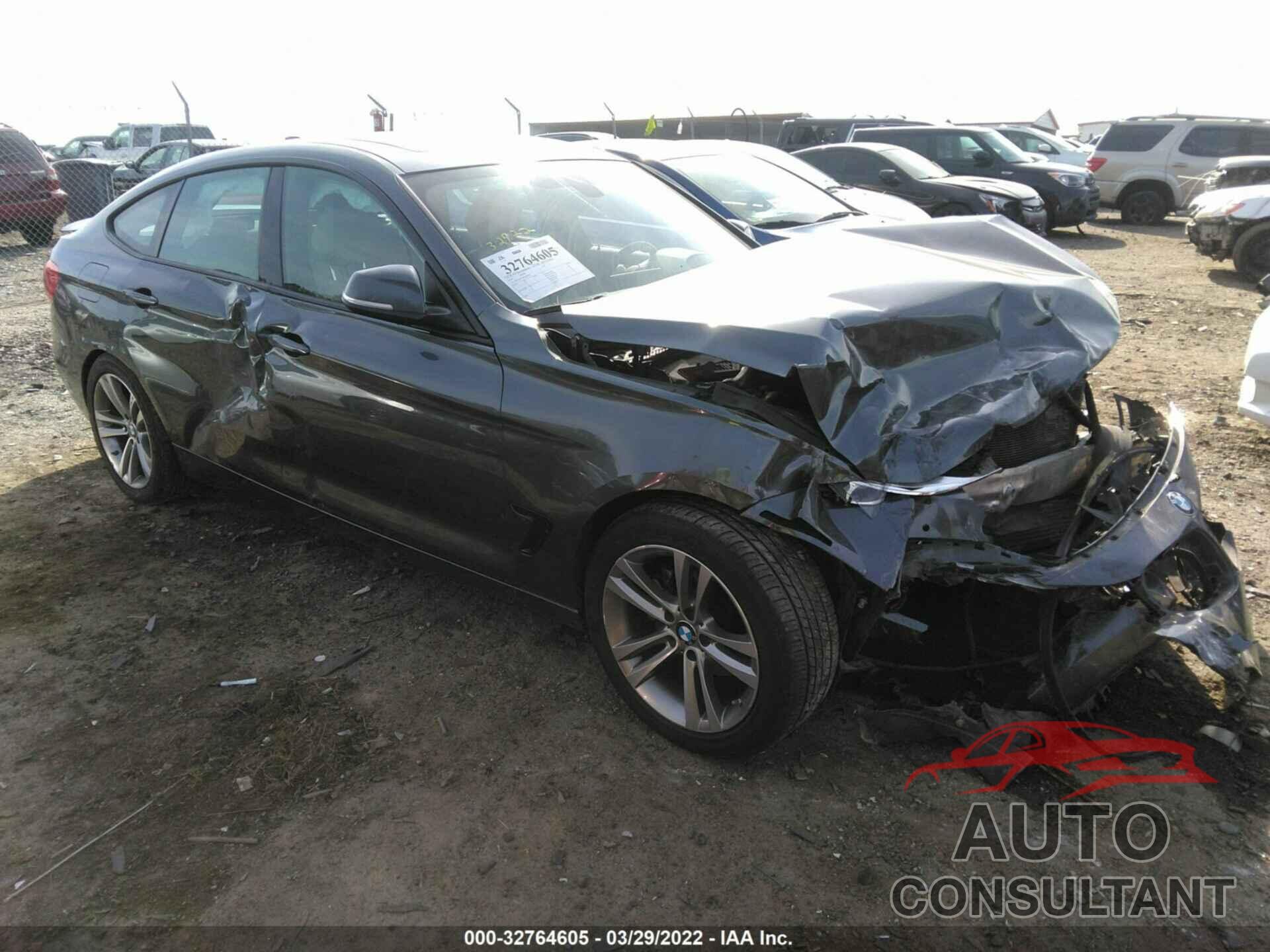 BMW 3 SERIES GRAN TURISMO 2016 - WBA8Z5C54GG501503