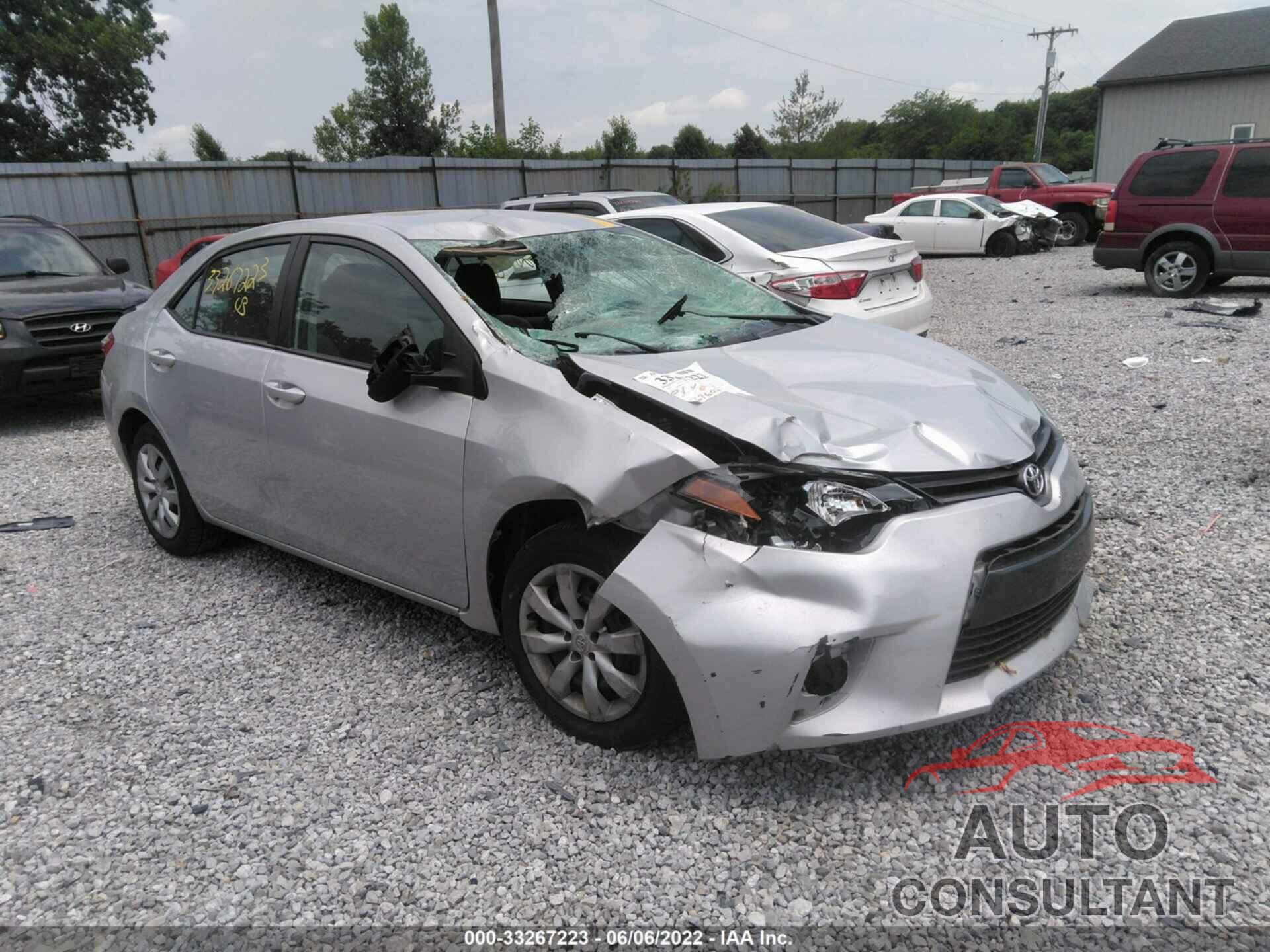 TOYOTA COROLLA 2016 - 2T1BURHE6GC647844