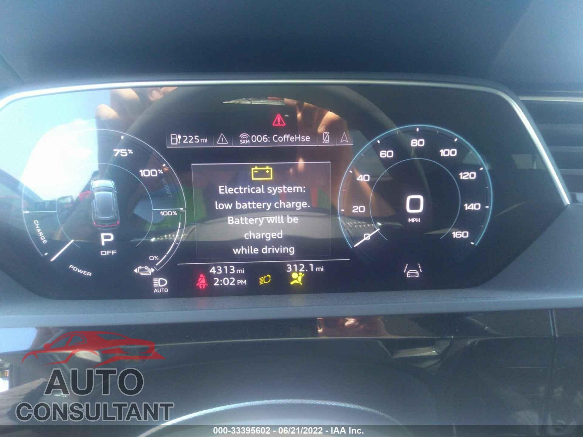 AUDI E-TRON 2021 - WA12AAGE8MB002709