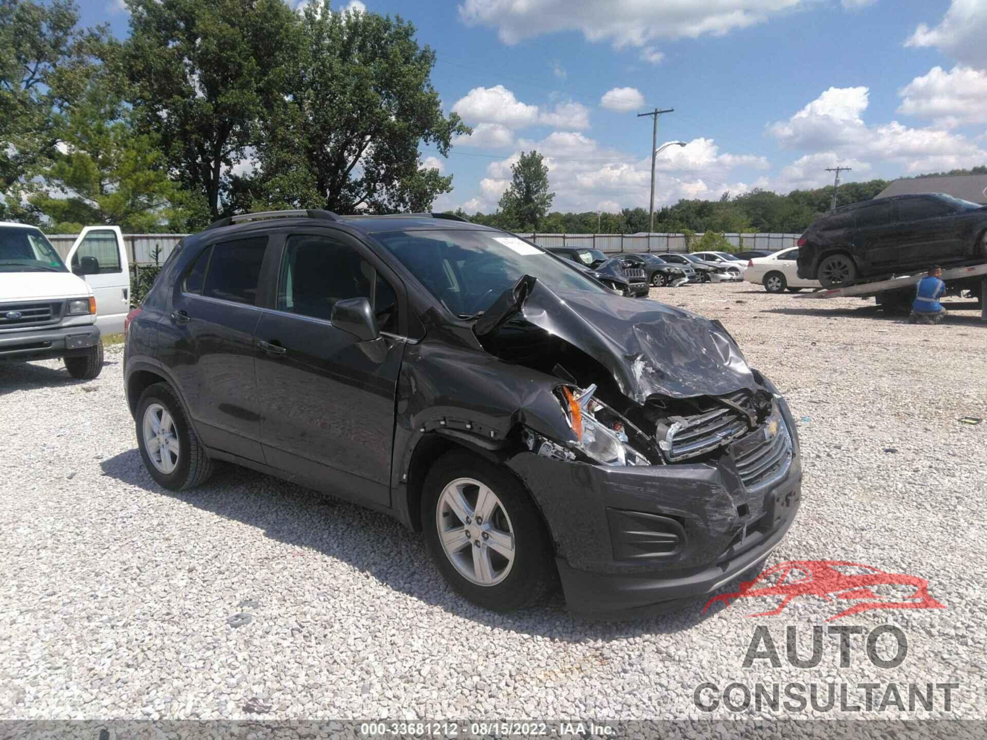 CHEVROLET TRAX 2016 - 3GNCJLSBXGL245676