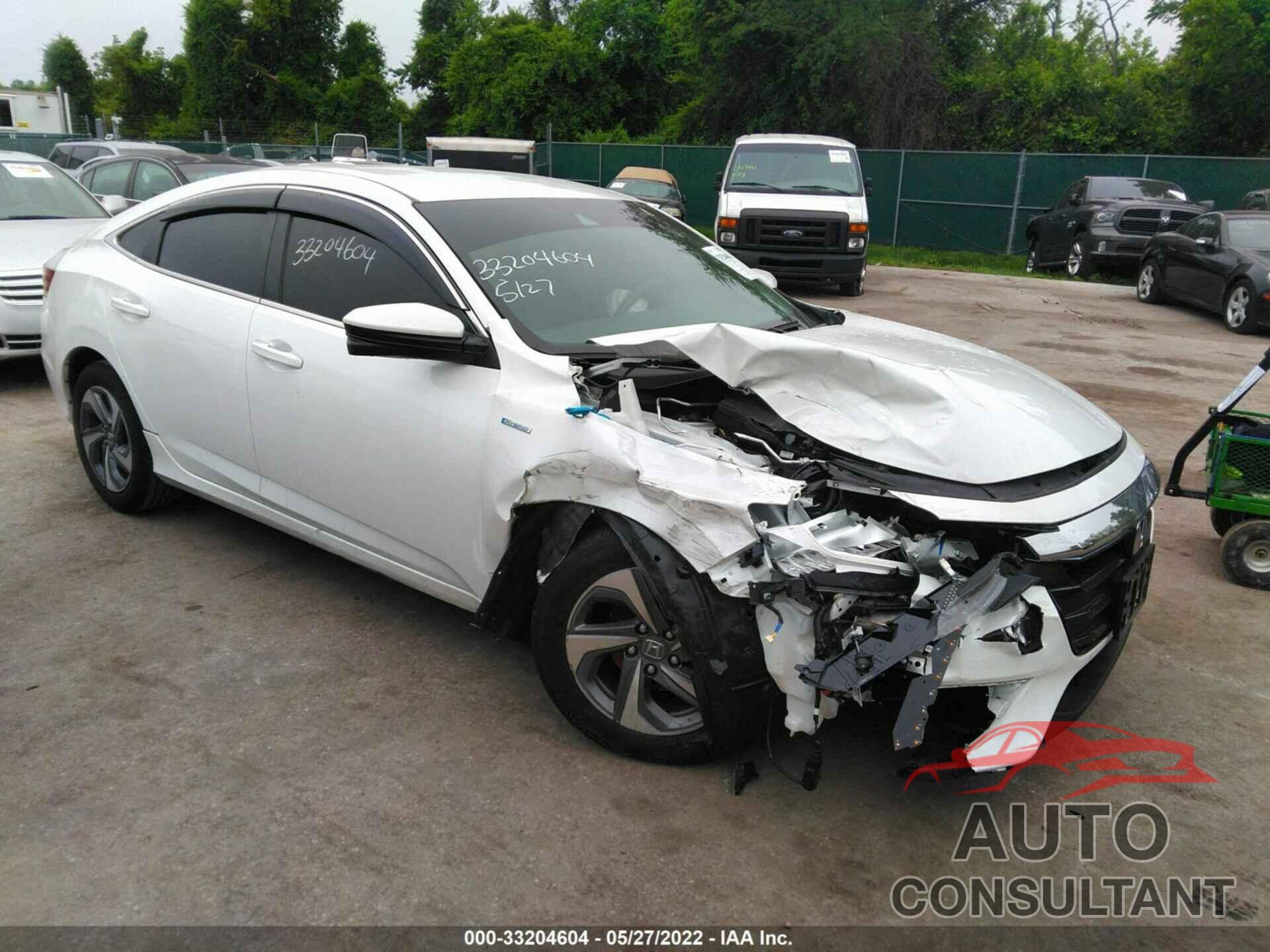 HONDA INSIGHT 2020 - 19XZE4F5XLE006452