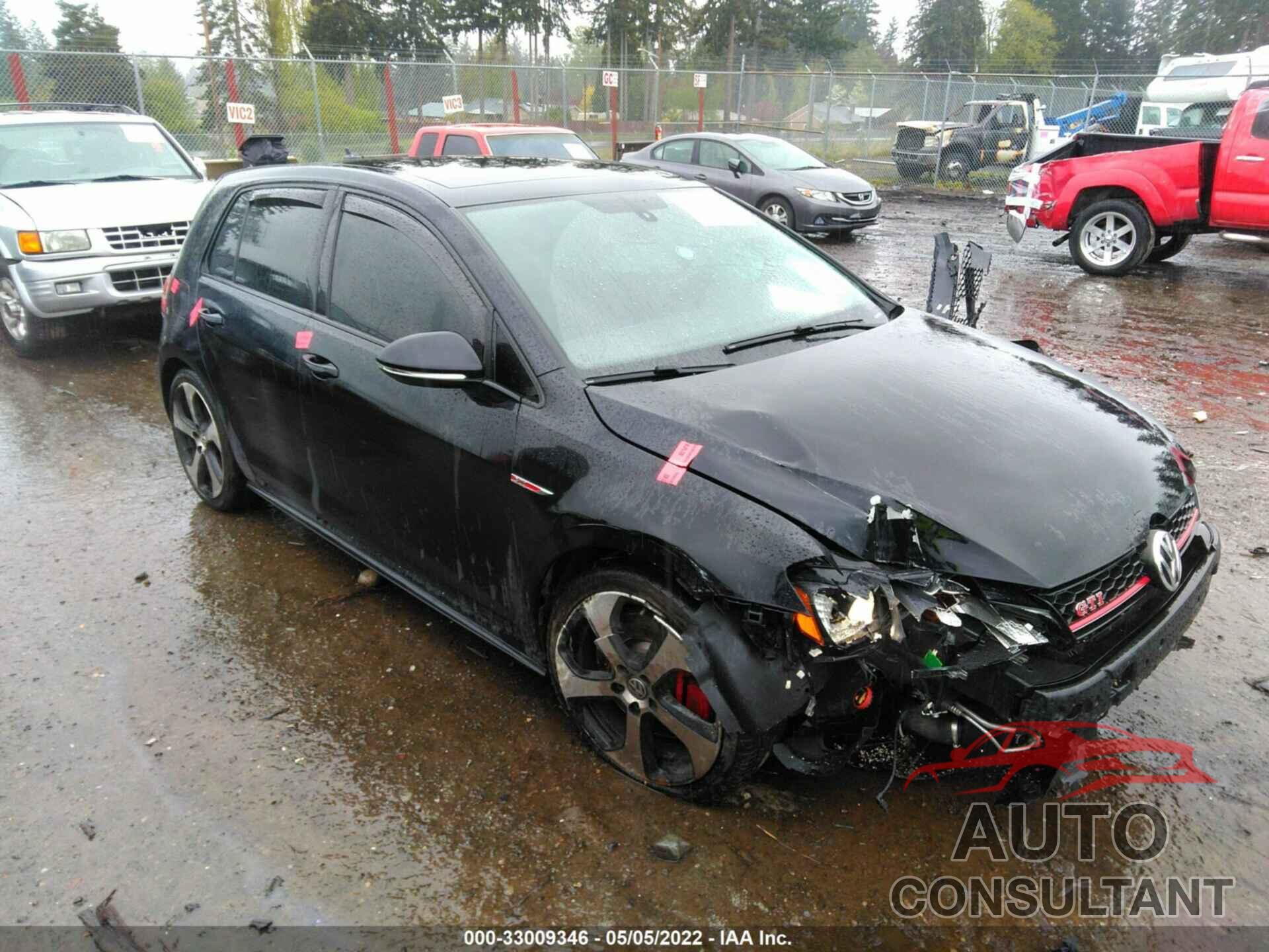 VOLKSWAGEN GOLF GTI 2017 - 3VW547AU4HM012128