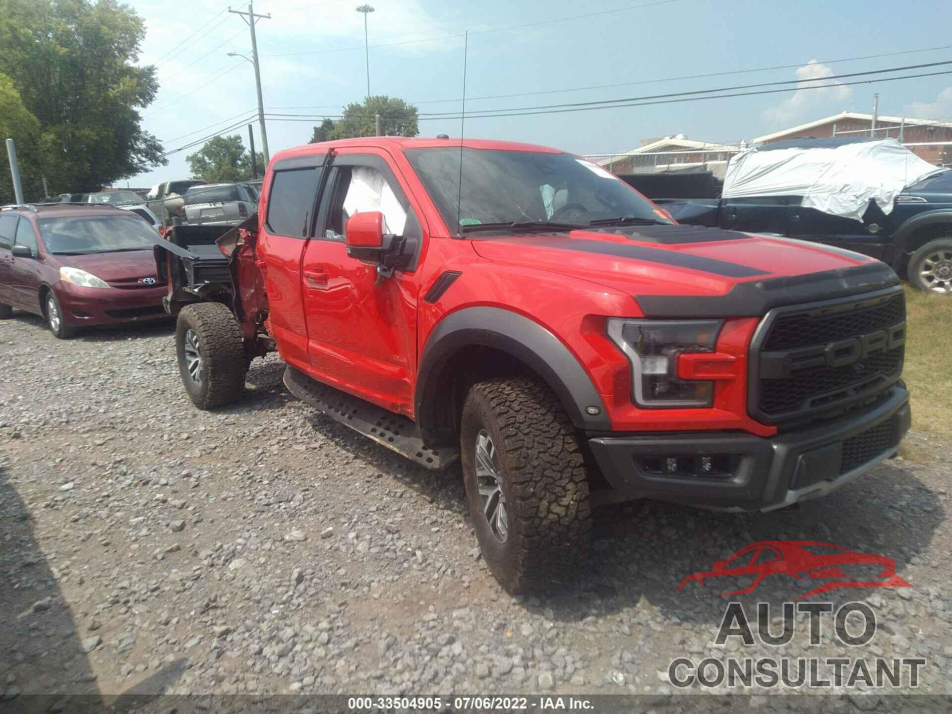 FORD F-150 2018 - 1FTFW1RG8JFD39621