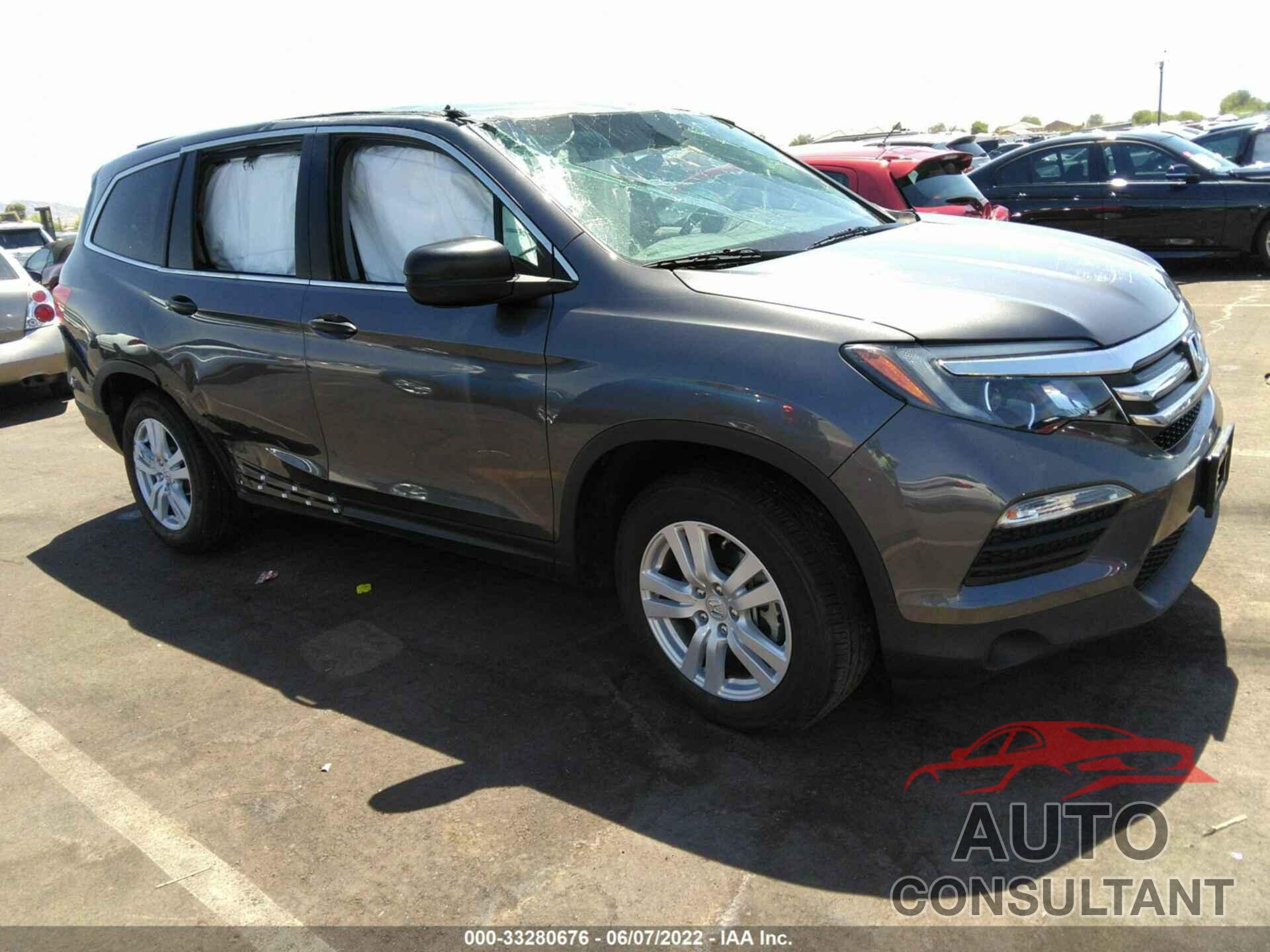 HONDA PILOT 2017 - 5FNYF5H16HB045887