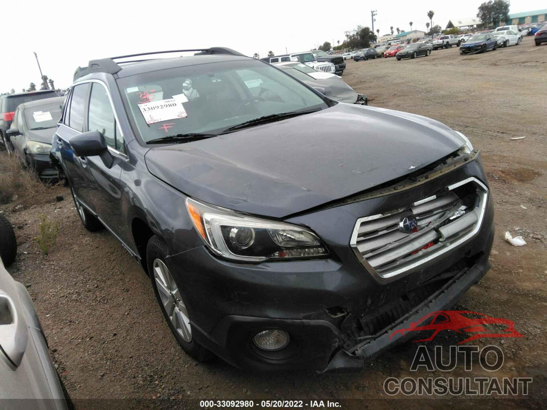 SUBARU OUTBACK 2017 - 4S4BSACC3H3360447