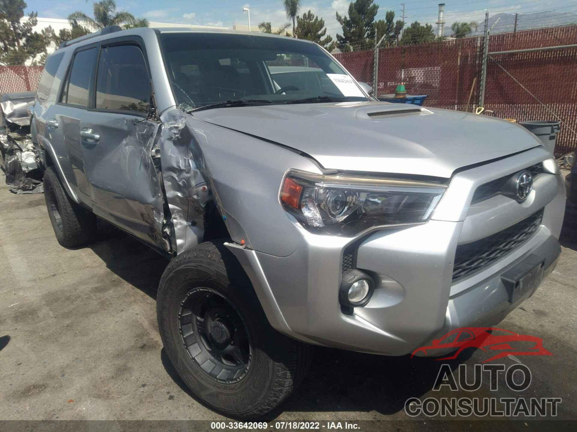 TOYOTA 4RUNNER 2016 - JTEBU5JR5G5324626