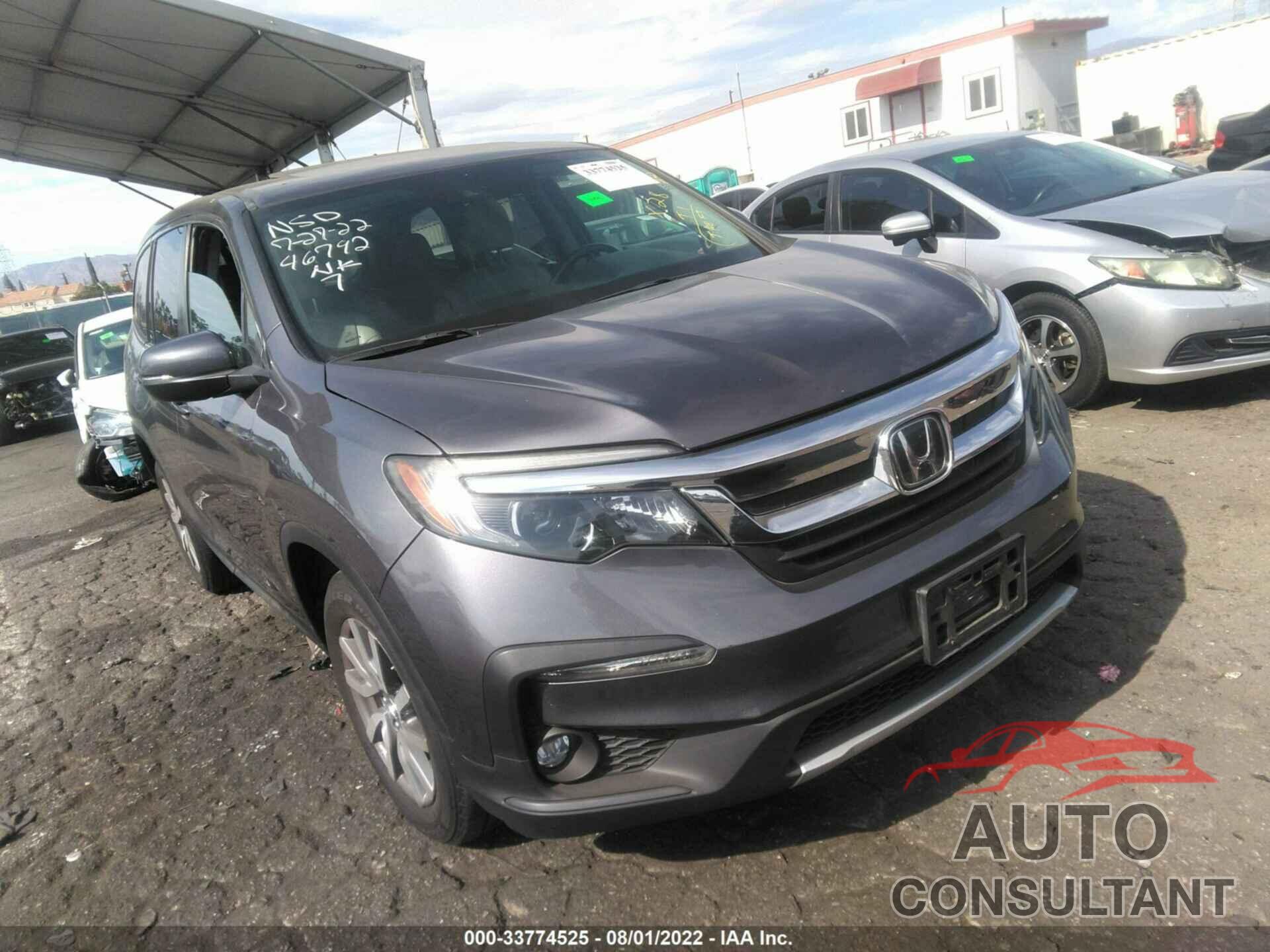 HONDA PILOT 2019 - 5FNYF5H41KB014550