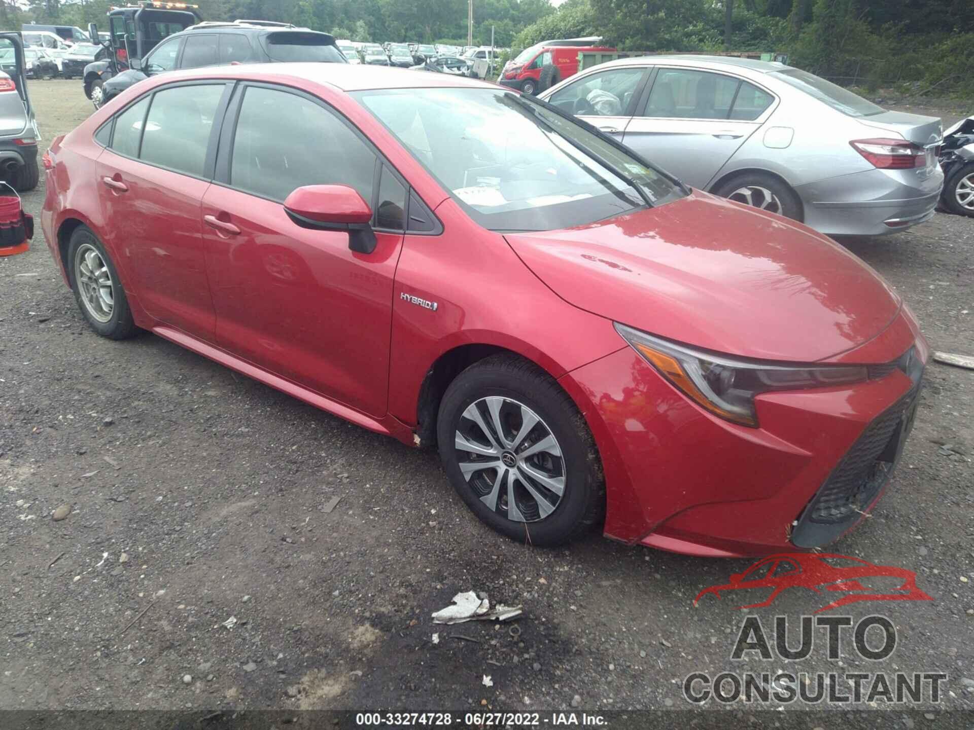 TOYOTA COROLLA 2020 - JTDEBRBE0LJ015450