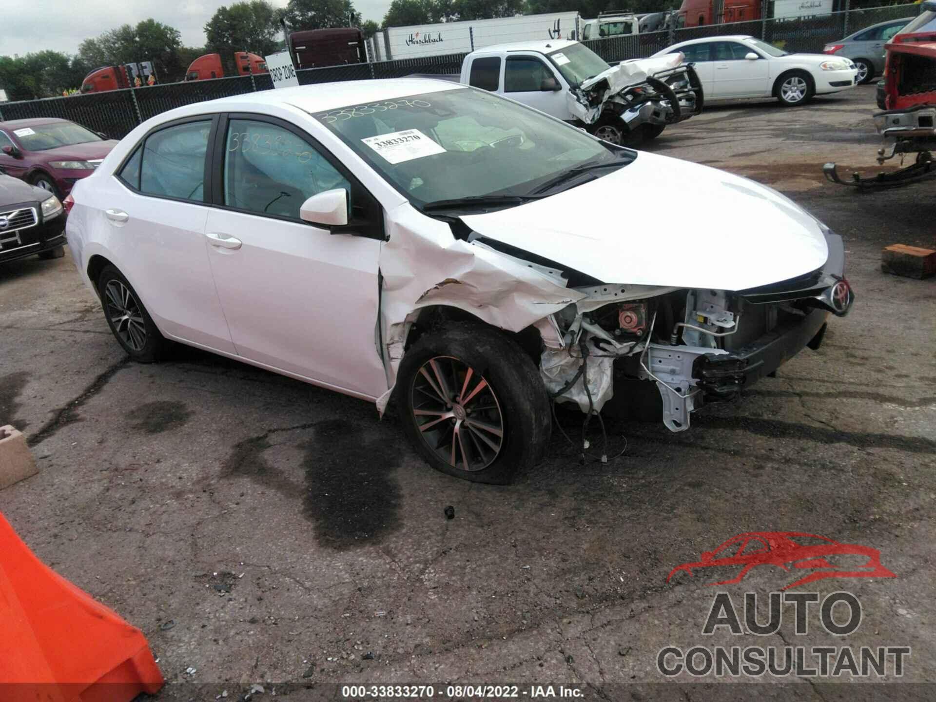 TOYOTA COROLLA 2017 - 2T1BURHE5HC809223