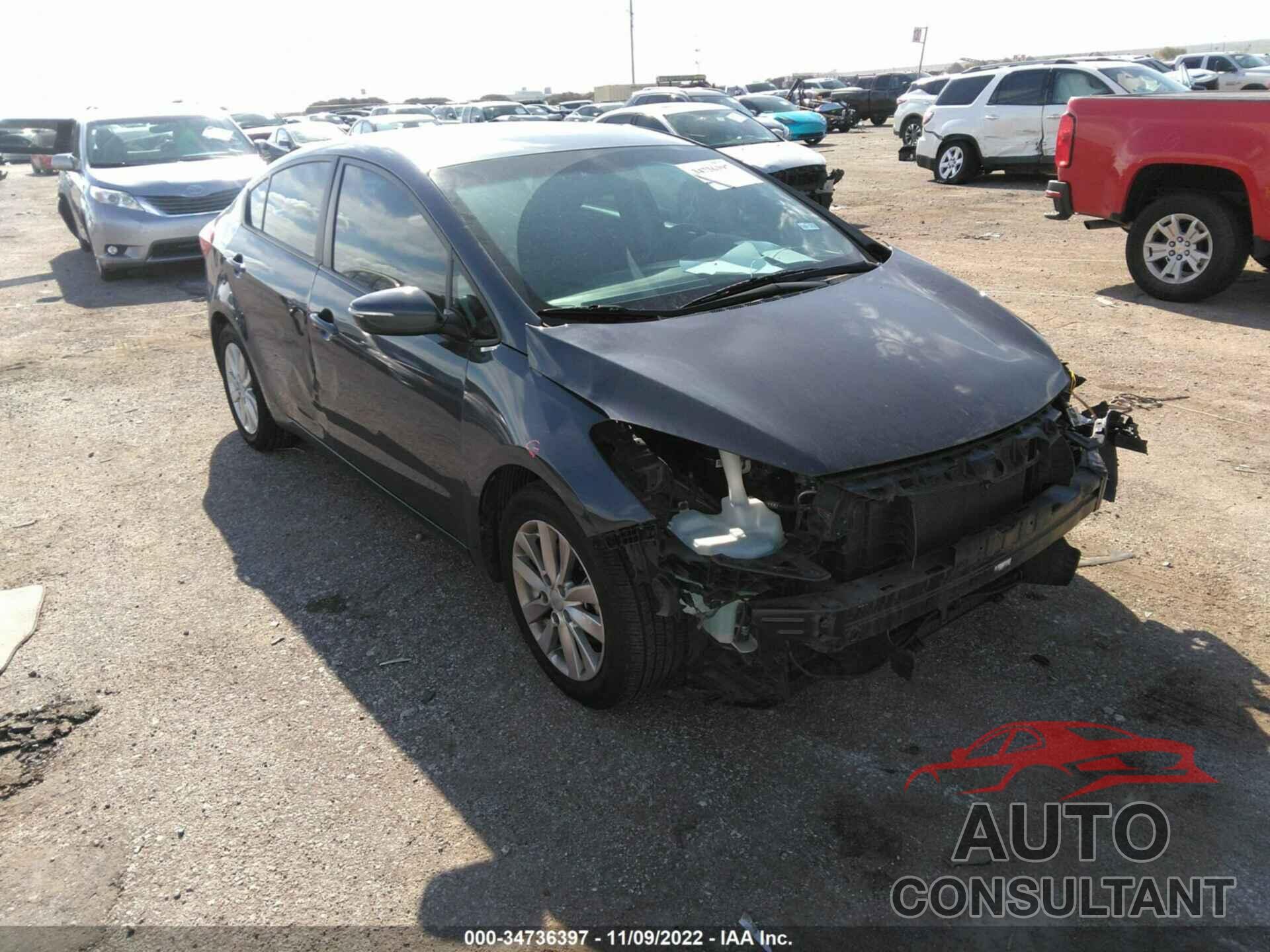 KIA FORTE 2016 - KNAFX4A60G5483760