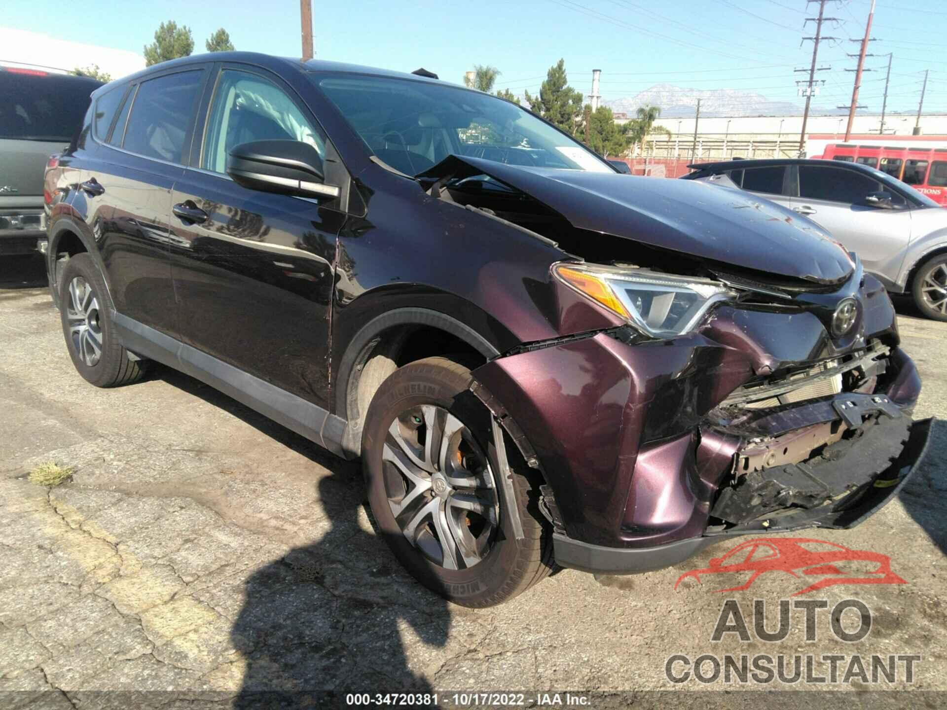 TOYOTA RAV4 2018 - 2T3ZFREV8JW463497