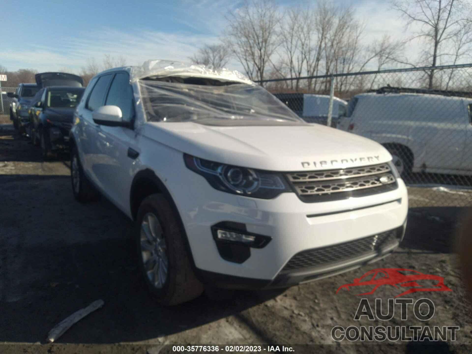 LAND ROVER DISCOVERY SPORT 2019 - SALCP2FX9KH788606