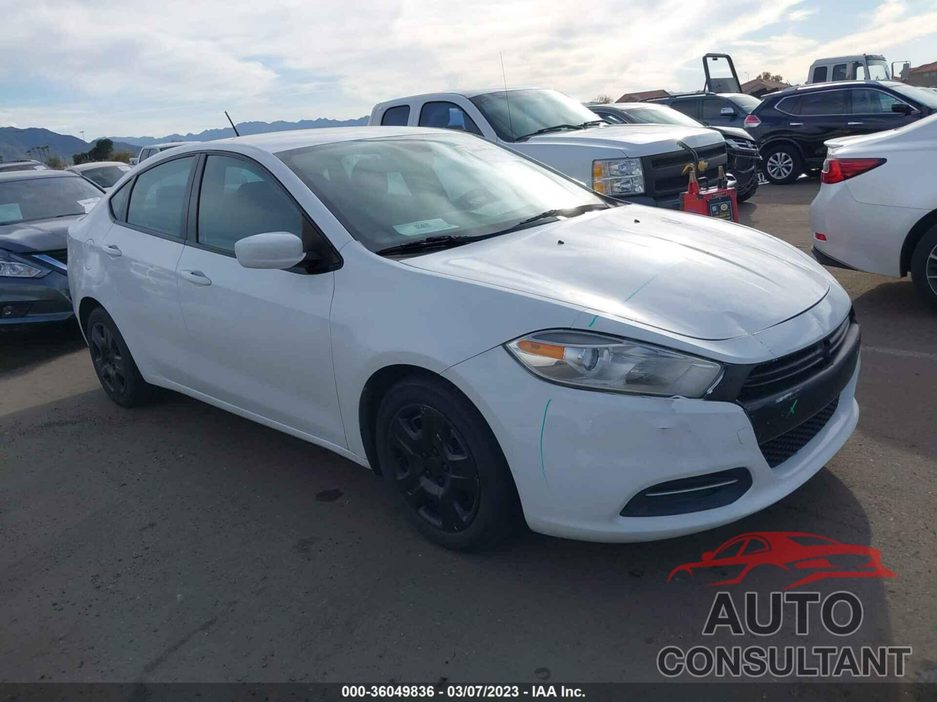 DODGE DART 2015 - 1C3CDFAA2FD337254