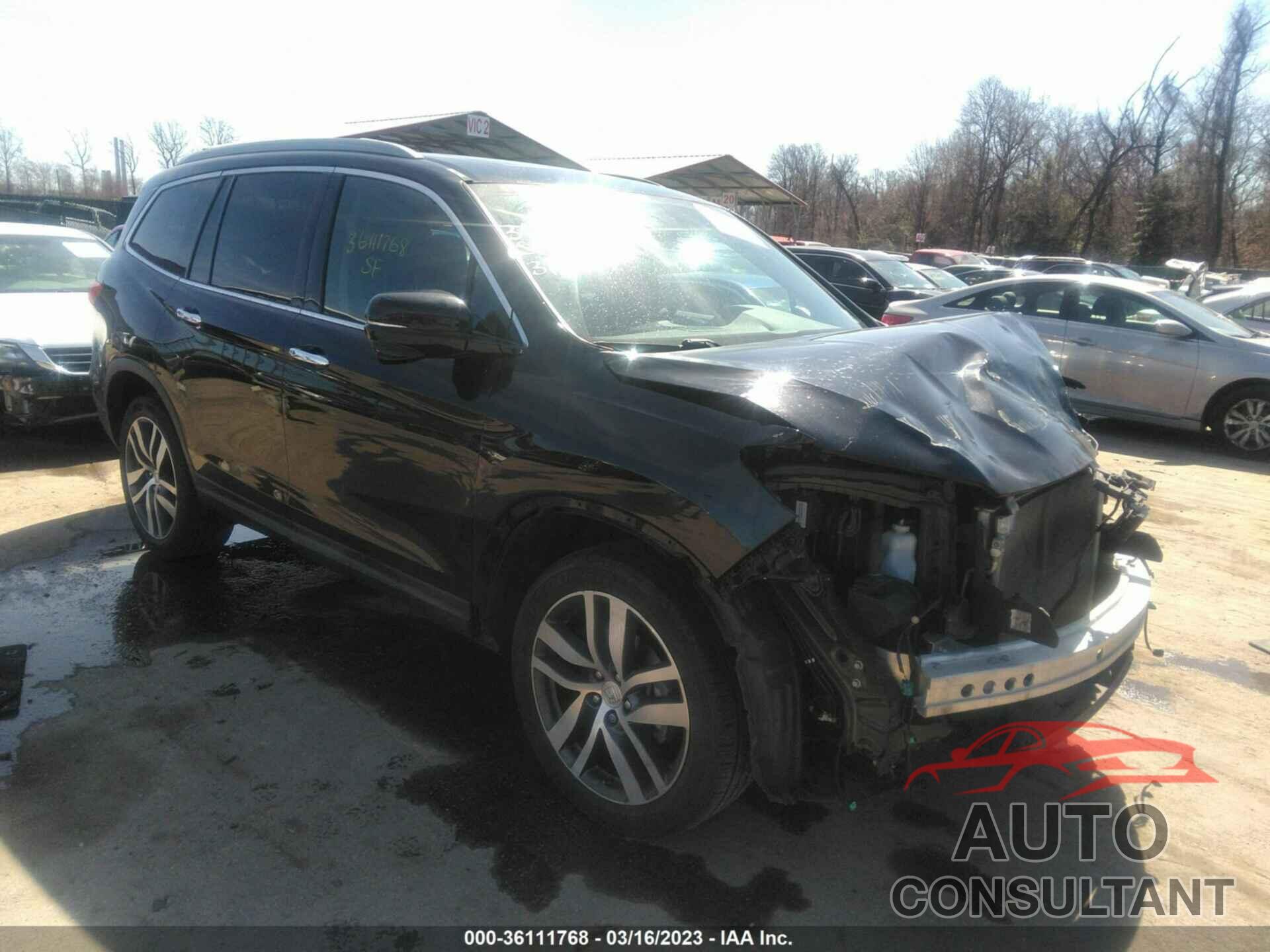 HONDA PILOT 2017 - 5FNYF6H93HB025673