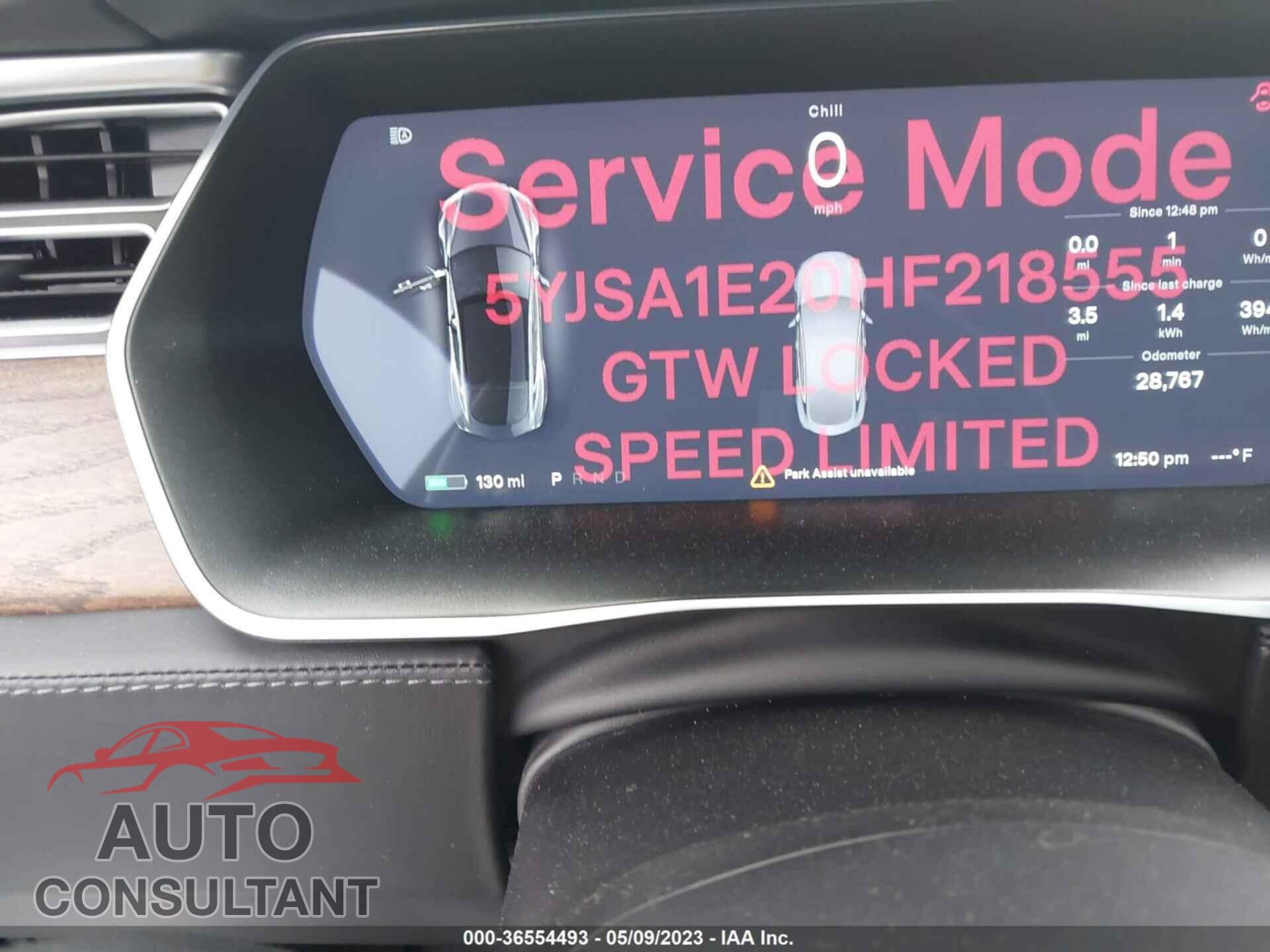 TESLA MODEL S 2017 - 5YJSA1E20HF218555