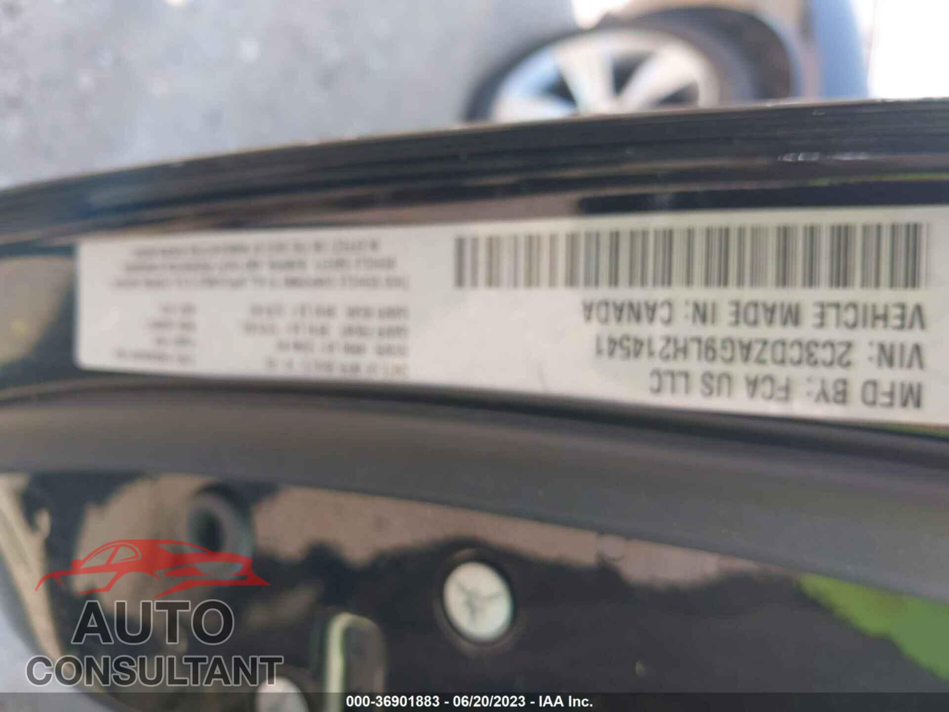 DODGE CHALLENGER 2020 - 2C3CDZAG9LH214541