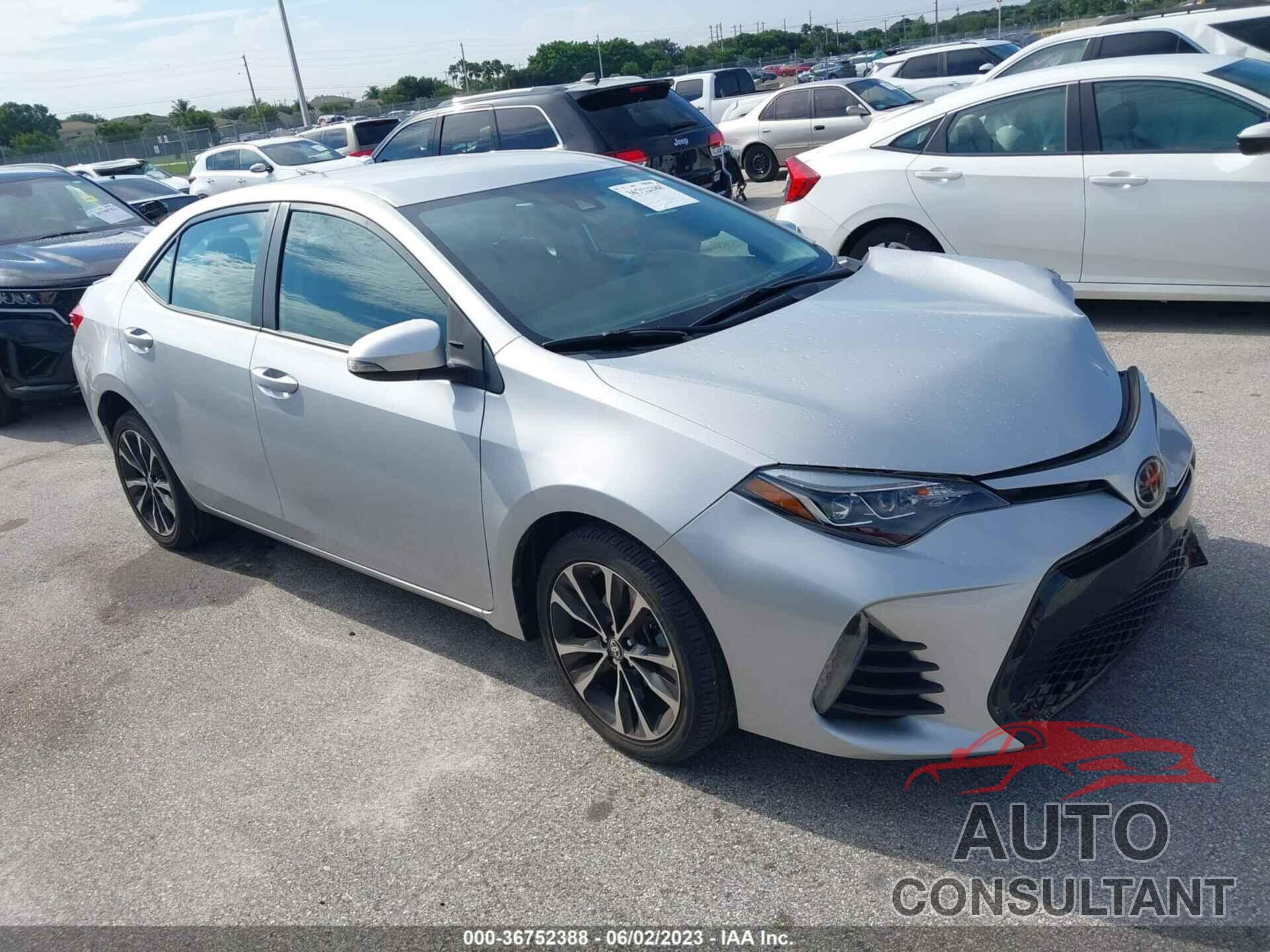 TOYOTA COROLLA 2019 - 5YFBURHE8KP933736