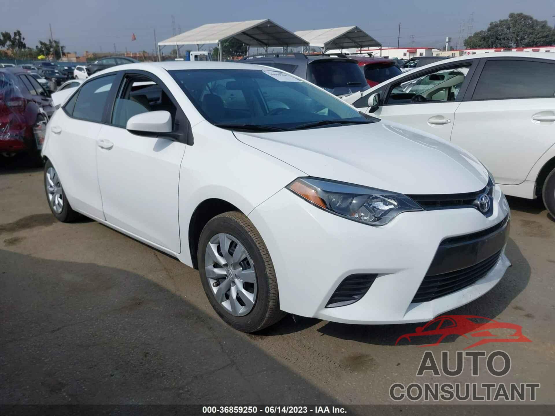 TOYOTA COROLLA 2016 - 5YFBURHE3GP512742