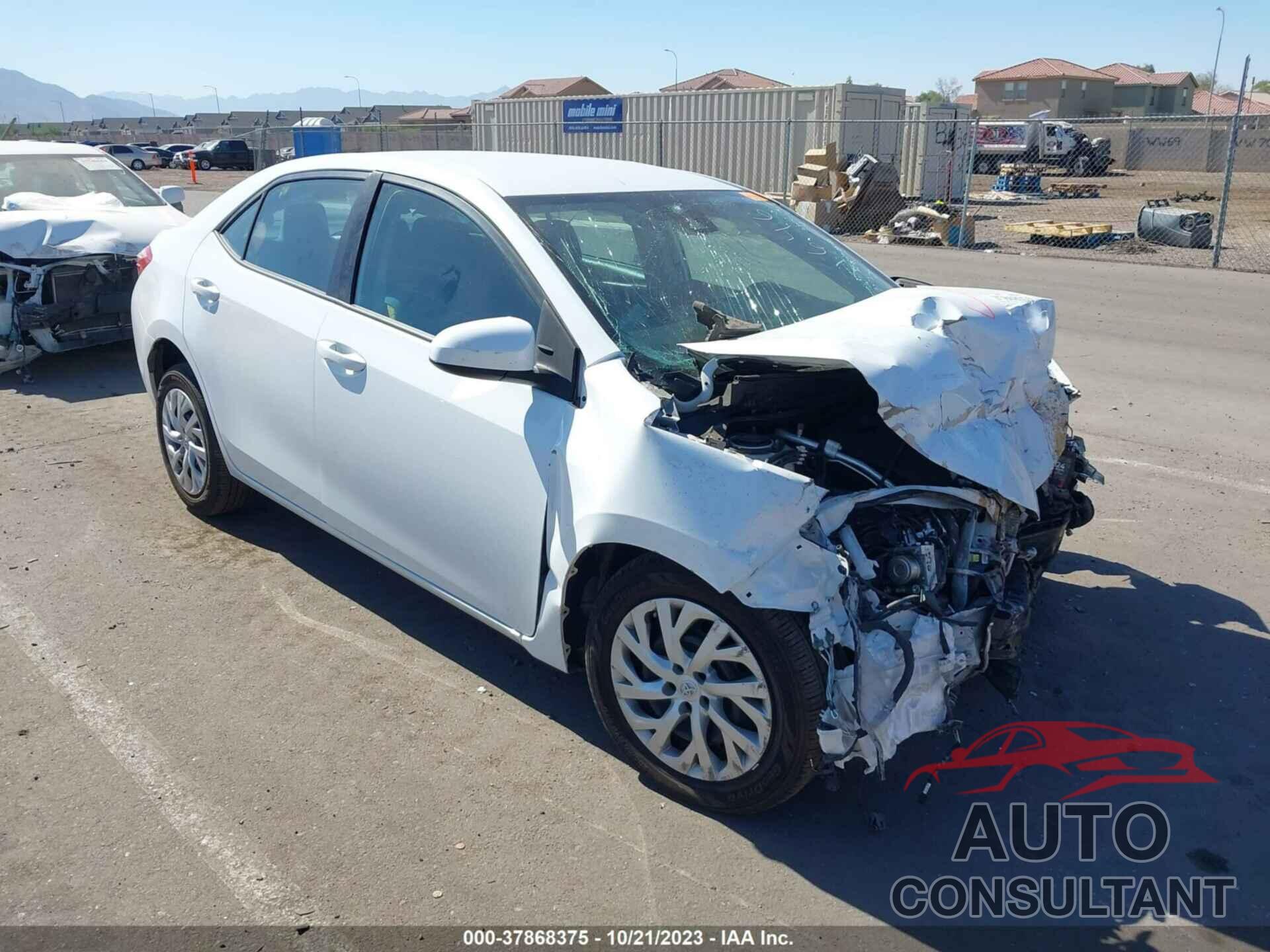 TOYOTA COROLLA 2019 - 5YFBURHE8KP871805