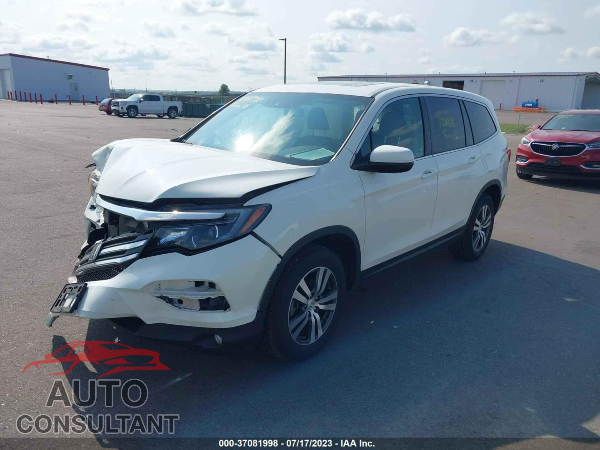 HONDA PILOT 2017 - 5FNYF6H67HB101708