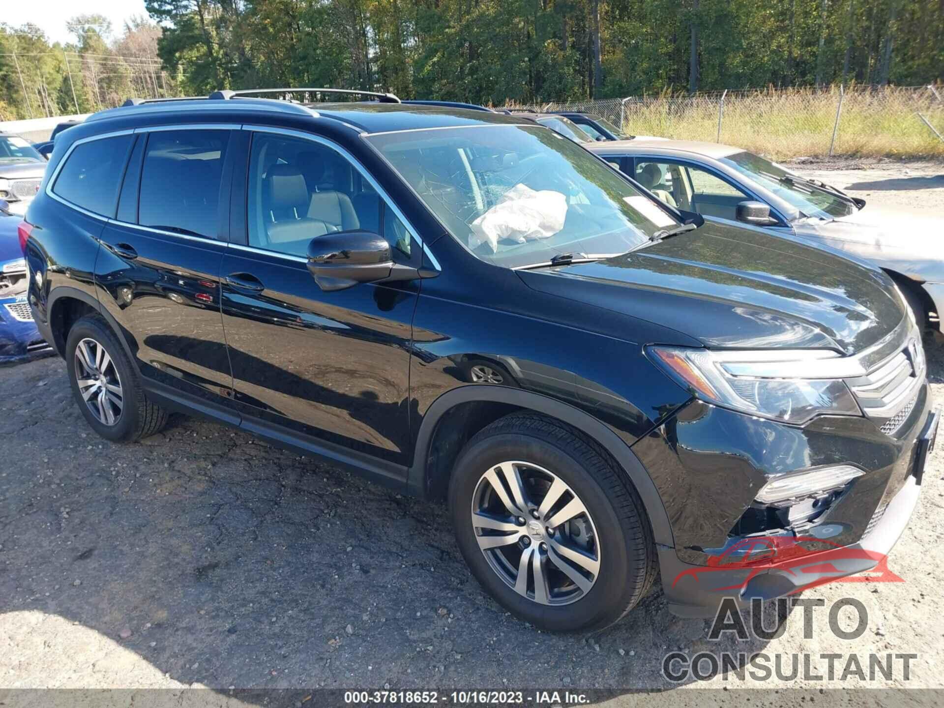 HONDA PILOT 2017 - 5FNYF6H72HB048392