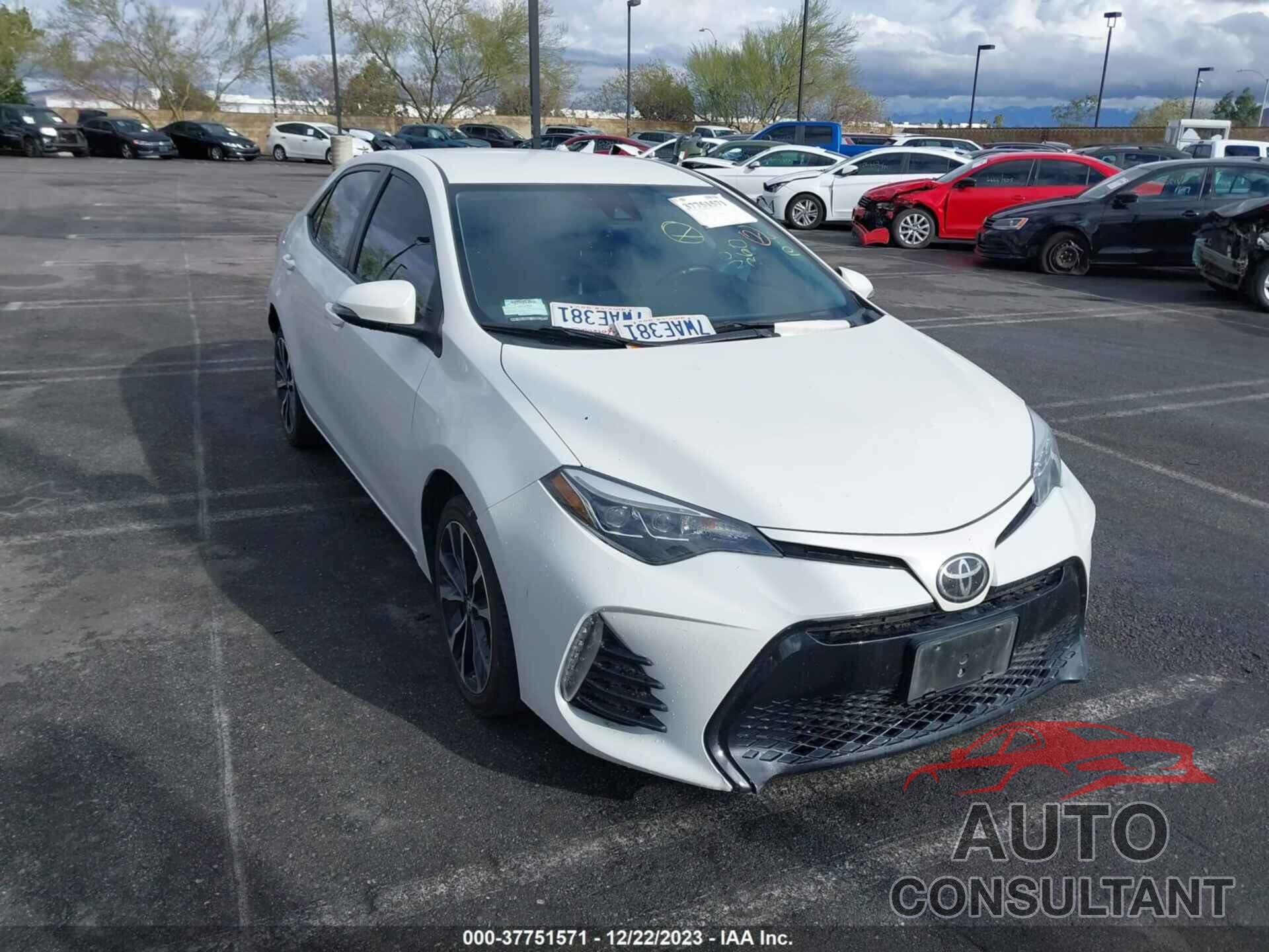 TOYOTA COROLLA 2017 - 5YFBURHE4HP598502