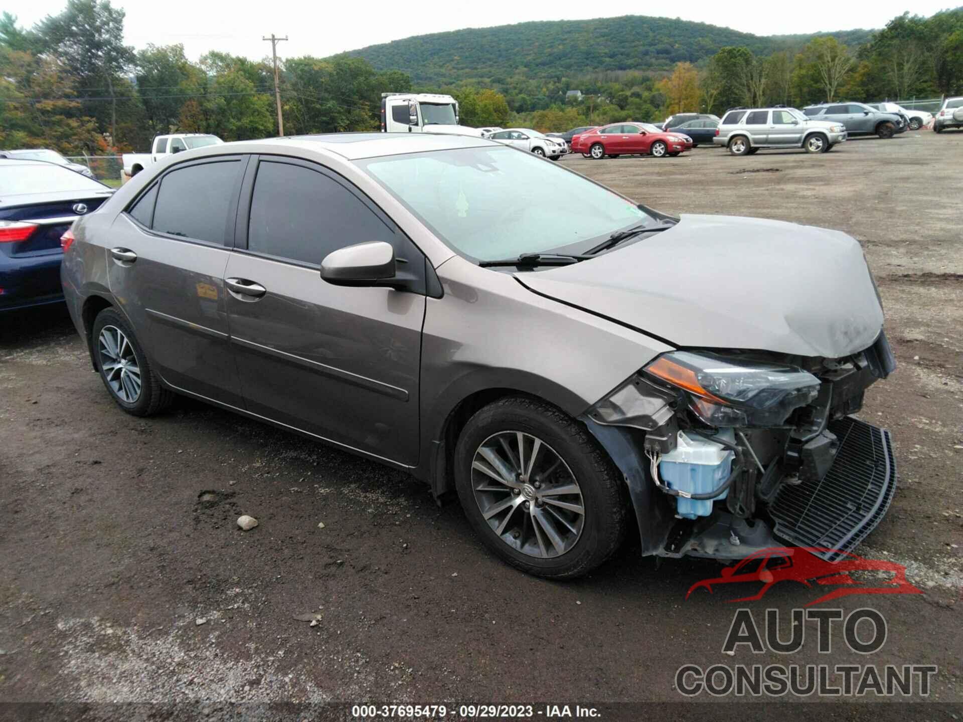 TOYOTA COROLLA 2018 - 2T1BURHE6JC116506