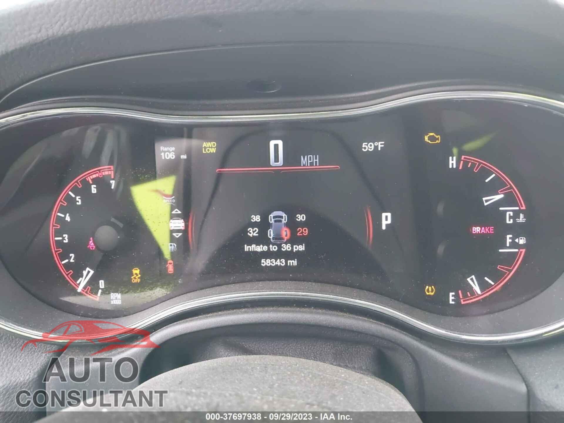 DODGE DURANGO 2017 - 1C4SDJCT7HC953923