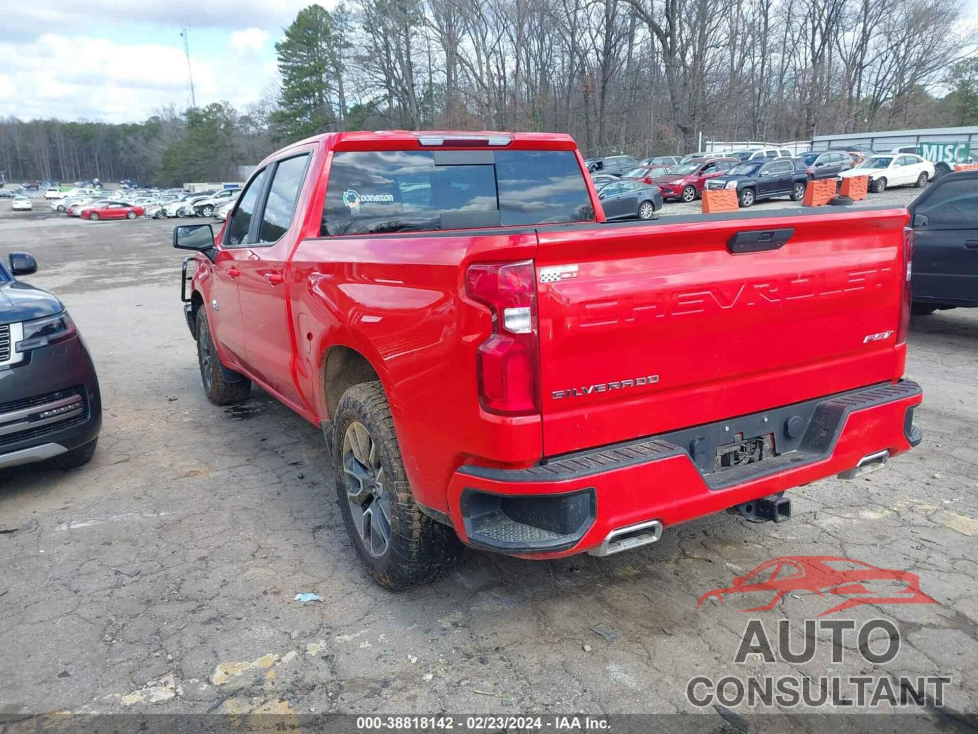 CHEVROLET SILVERADO 1500 2021 - 3GCUYEETXMG104507