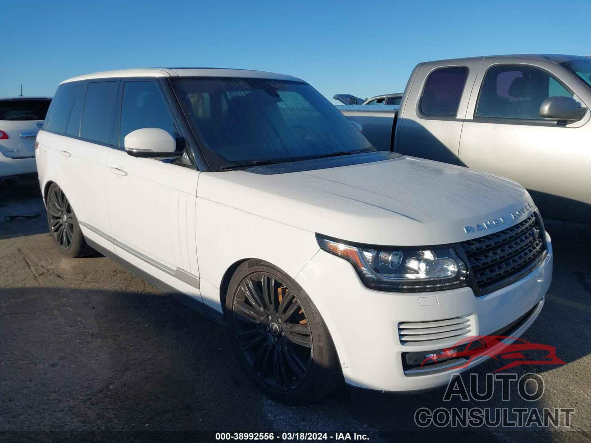 LAND ROVER RANGE ROVER 2016 - SALGS2EF1GA301598