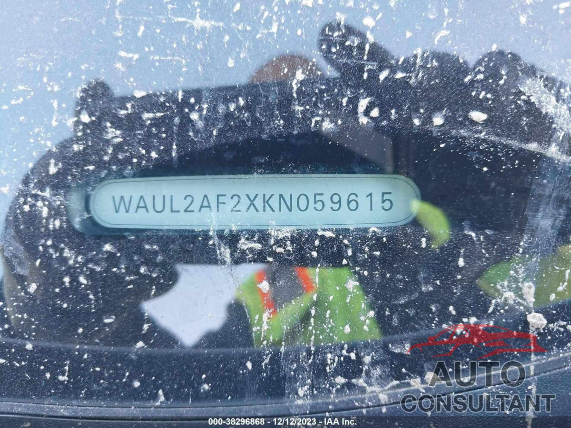 AUDI A6 2019 - WAUL2AF2XKN059615