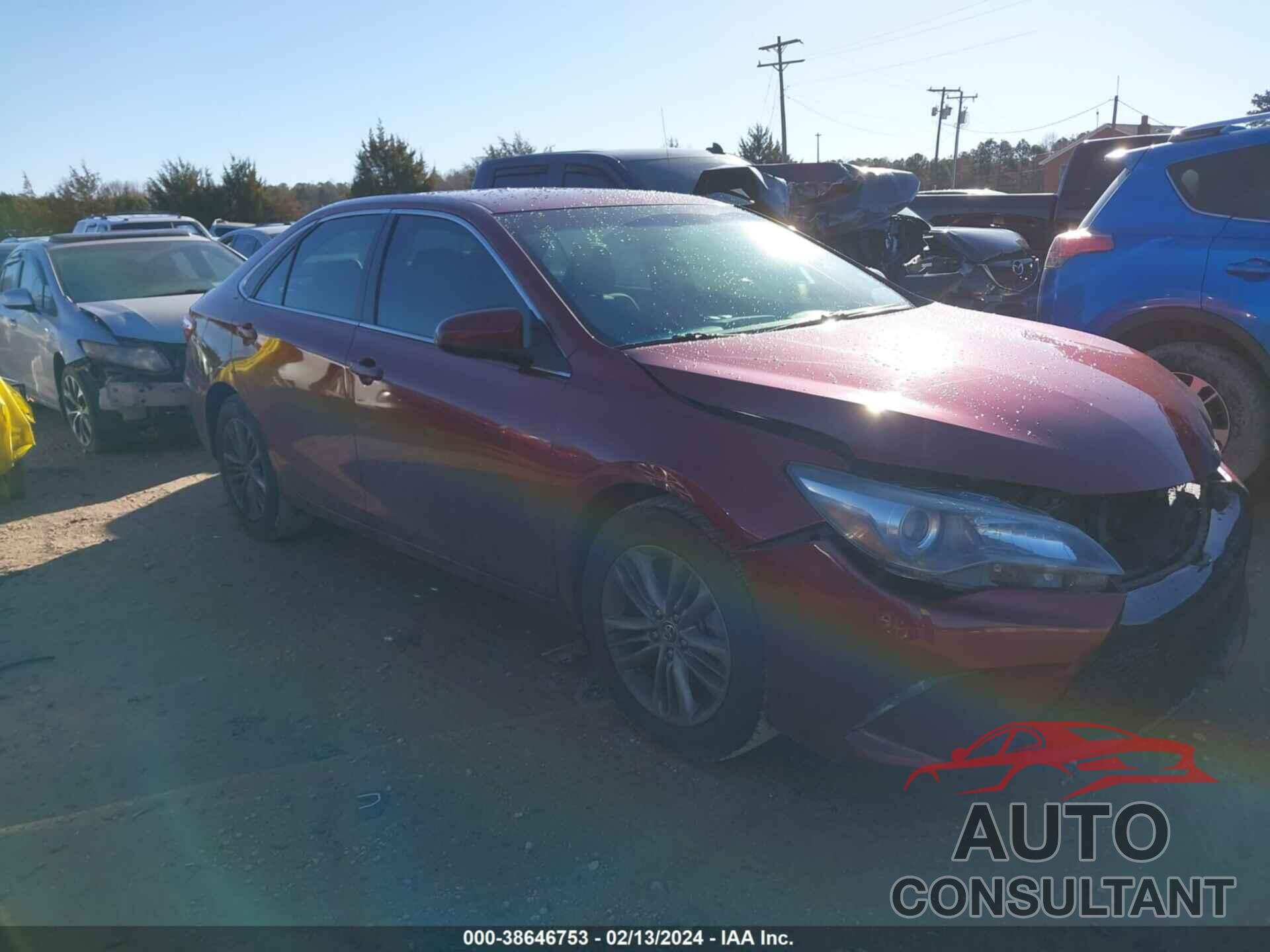 TOYOTA CAMRY 2016 - 4T1BF1FK0GU516718