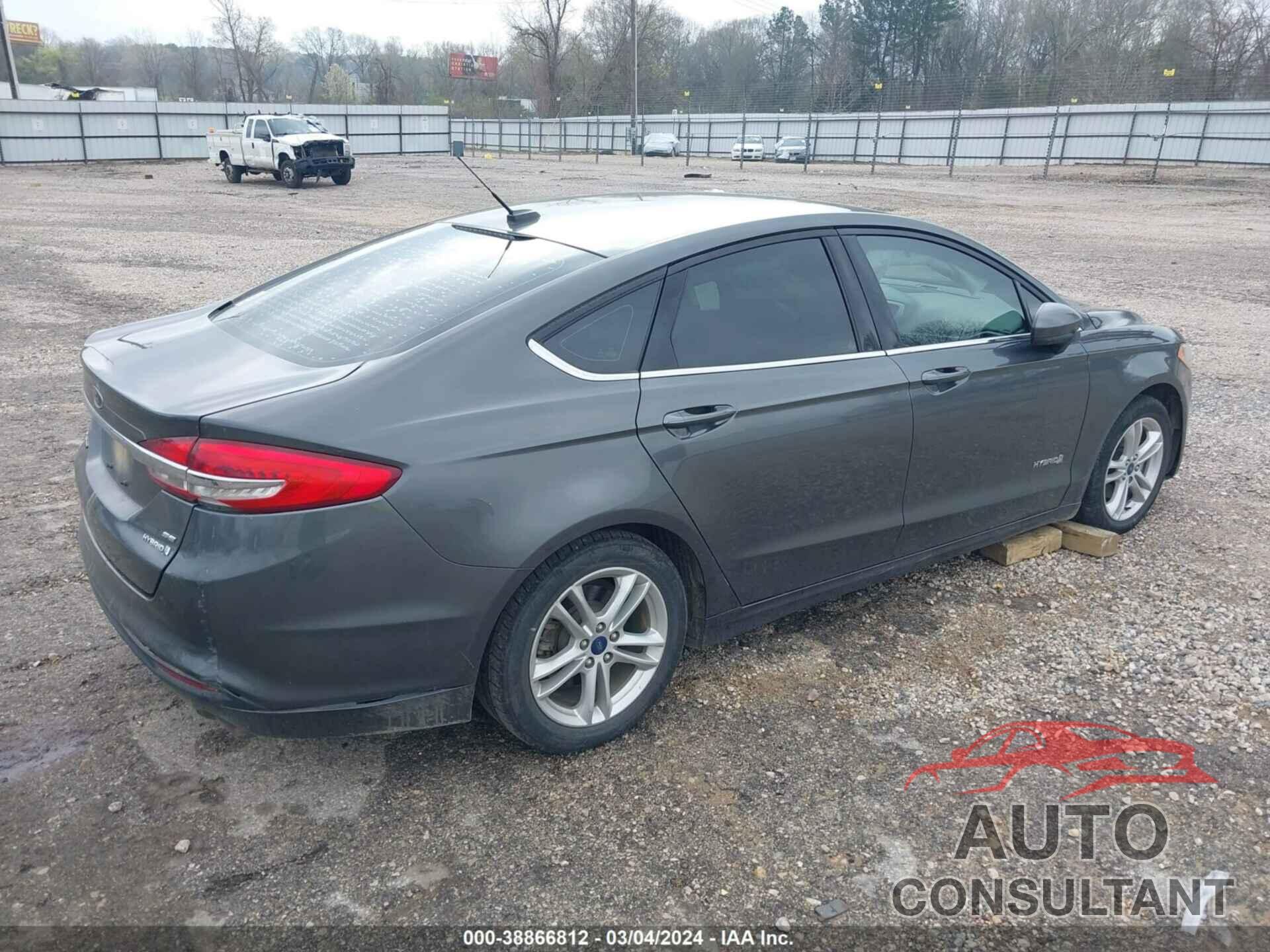 FORD FUSION HYBRID 2018 - 3FA6P0LU9JR141421