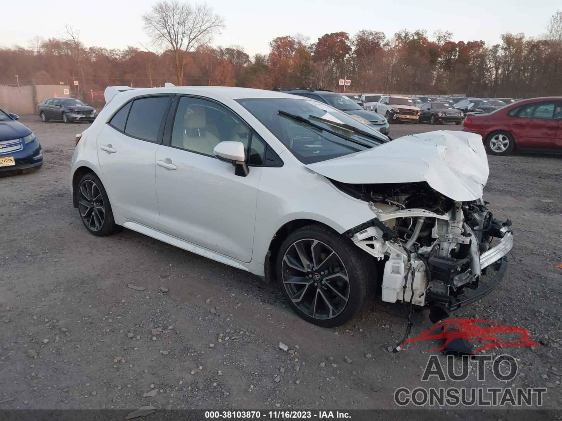 TOYOTA COROLLA 2019 - JTNK4RBE6K3036993