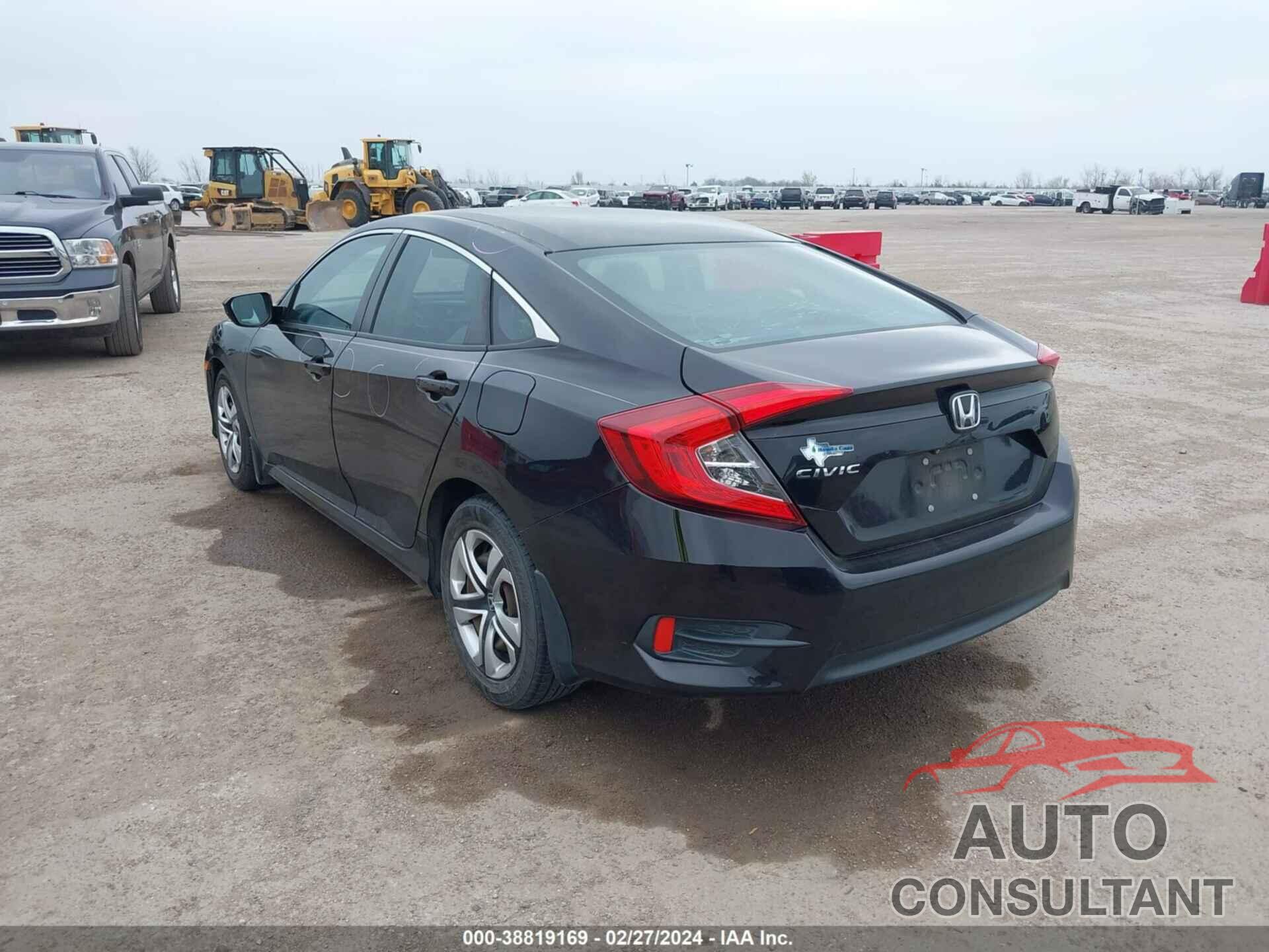 HONDA CIVIC 2016 - 19XFC2F52GE017464