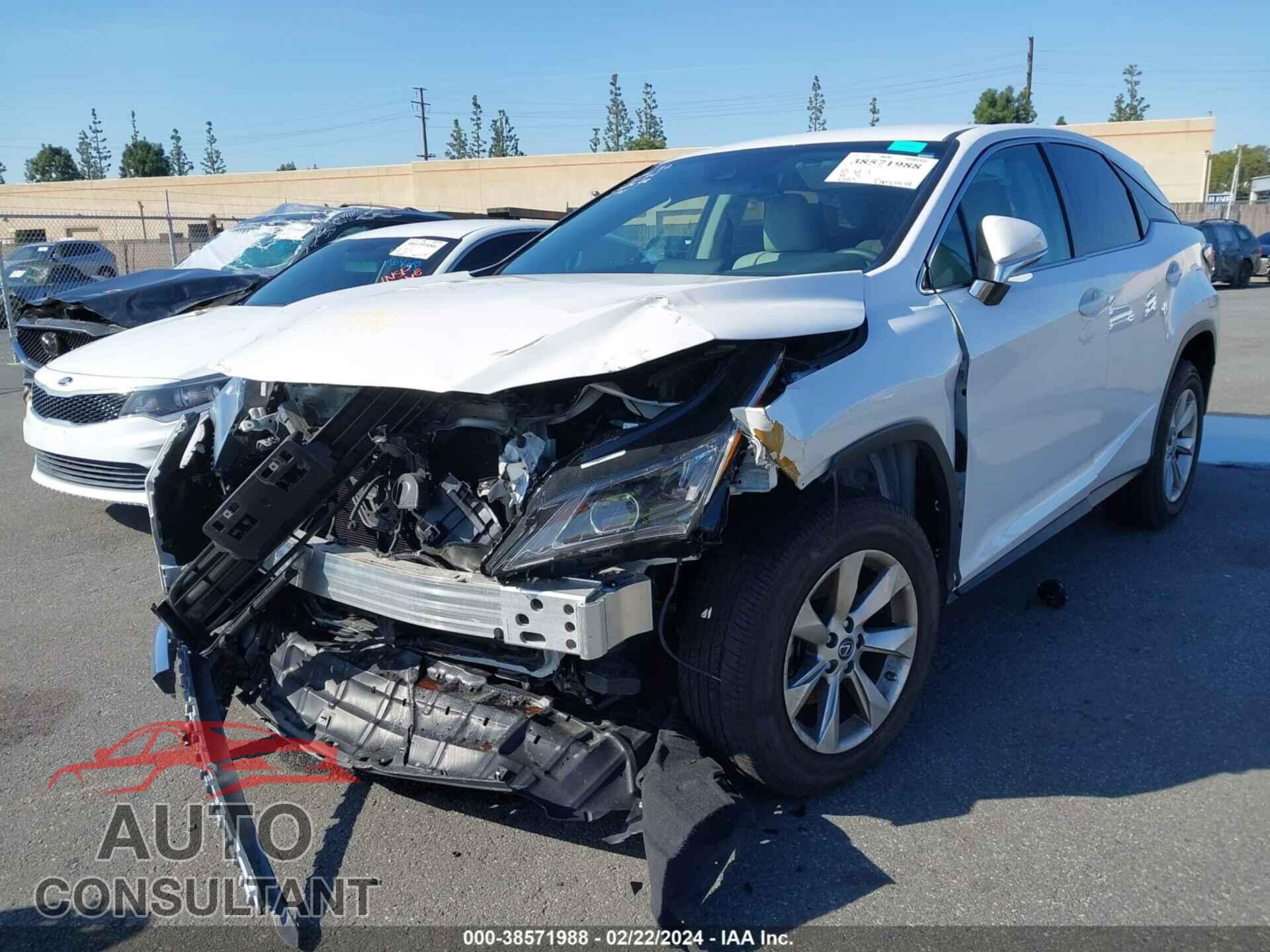 LEXUS RX 2019 - 2T2ZZMCA7KC125509