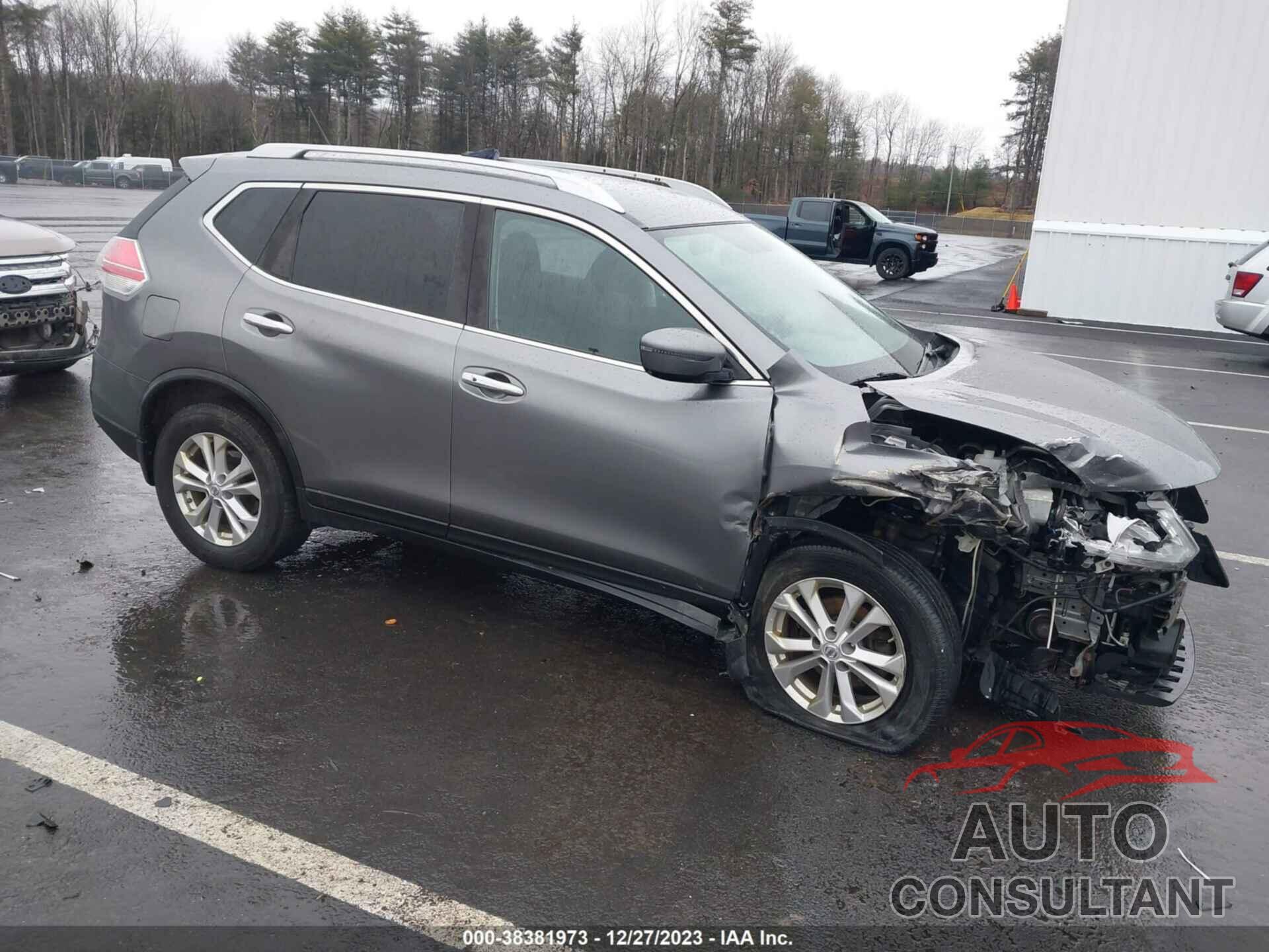 NISSAN ROGUE 2016 - KNMAT2MV5GP634645