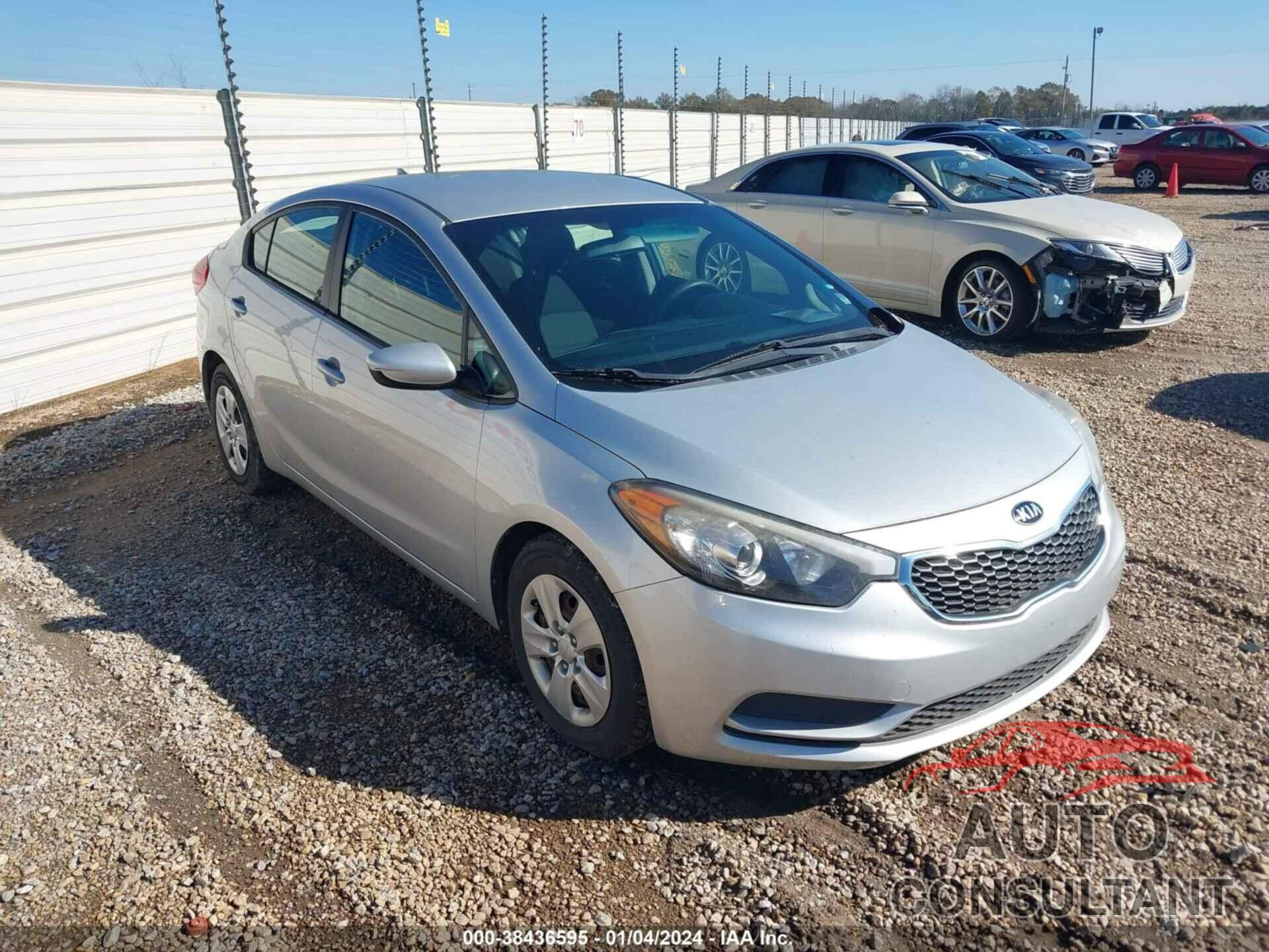 KIA FORTE 2016 - KNAFK4A69G5493492