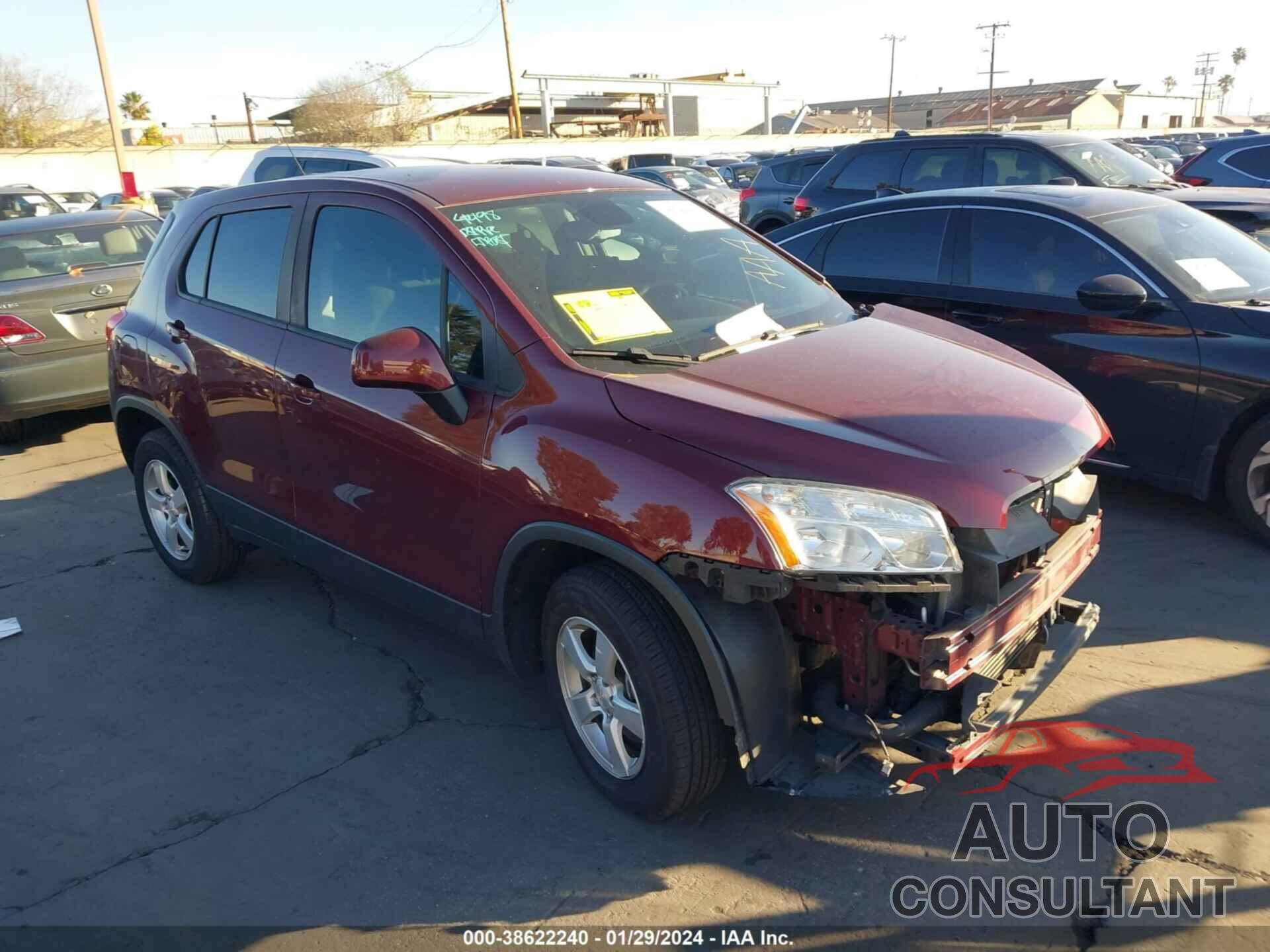 CHEVROLET TRAX 2016 - 3GNCJNSB0GL269643