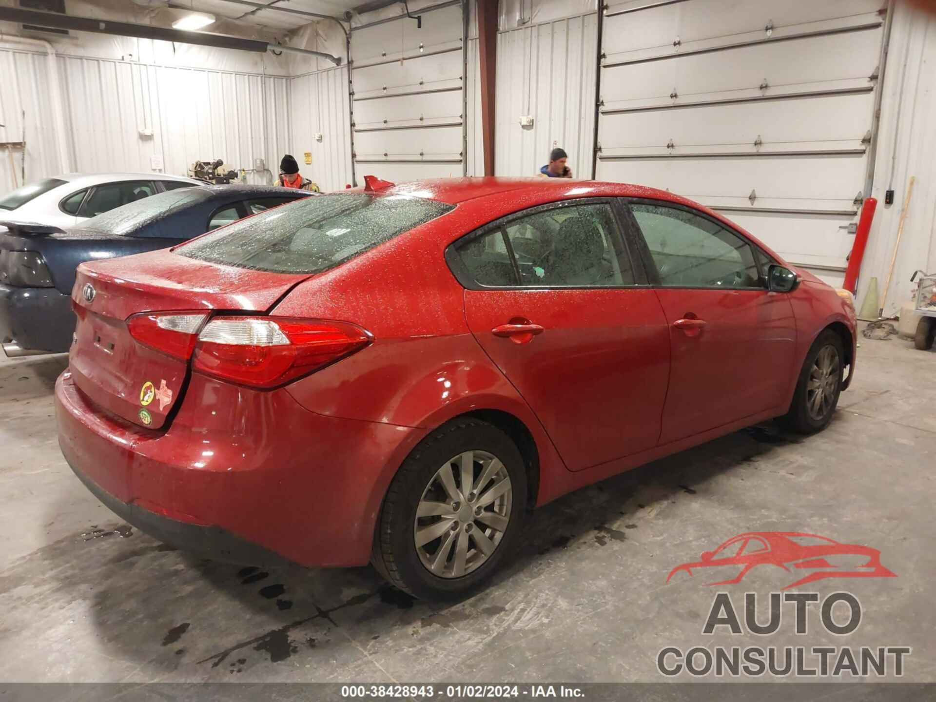 KIA FORTE 2016 - KNAFX4A60G5592252