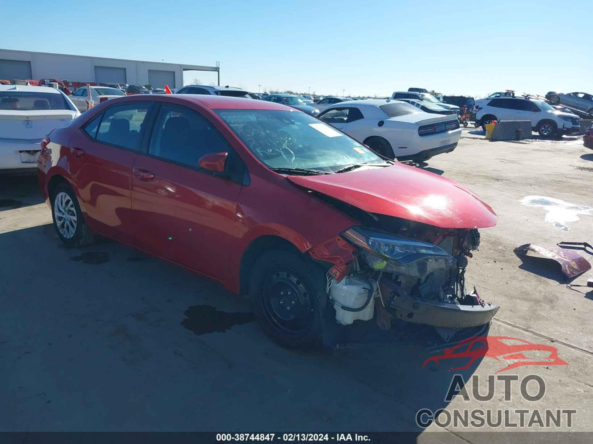 TOYOTA COROLLA 2017 - 5YFBURHE1HP686486