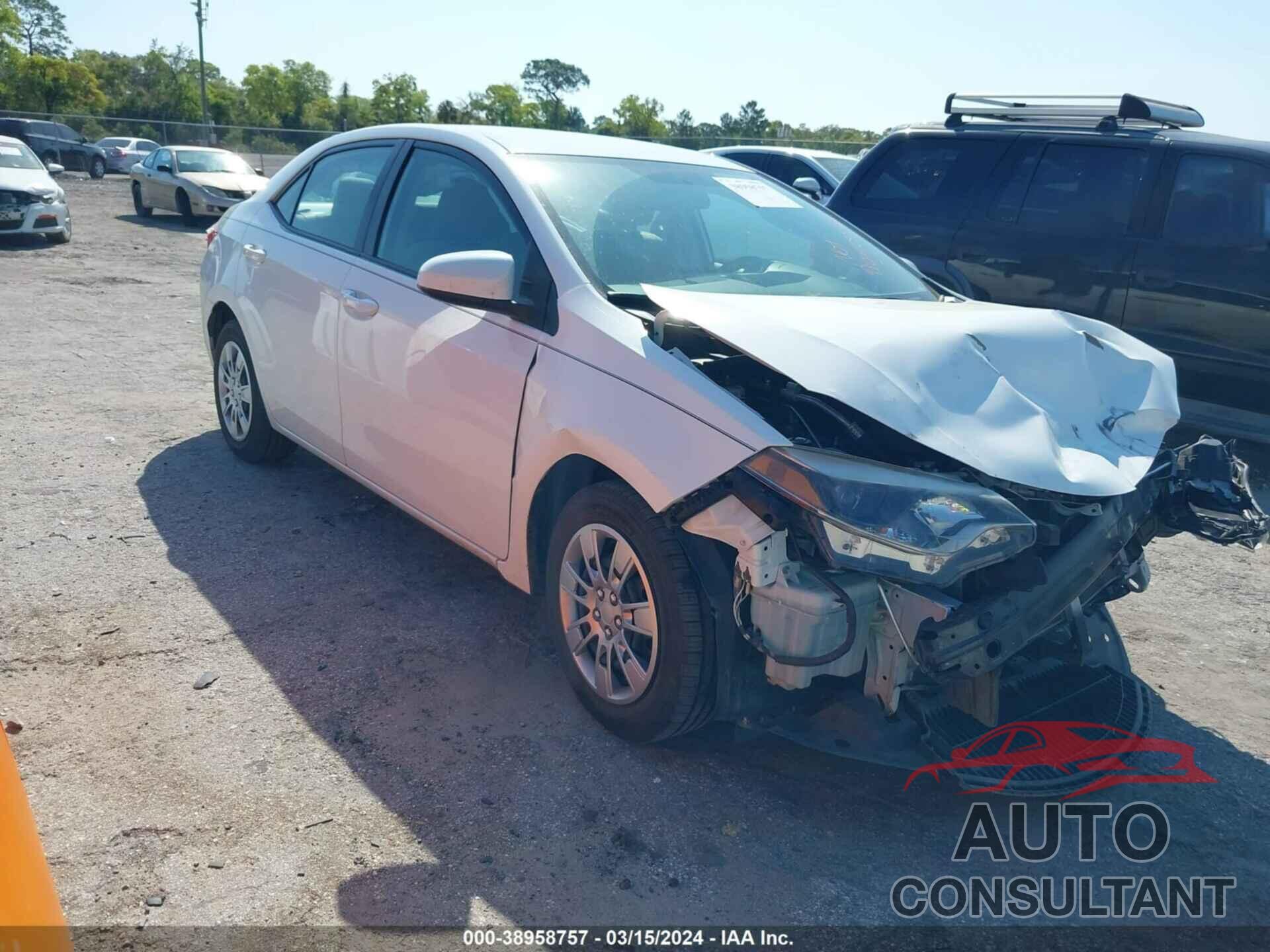 TOYOTA COROLLA 2016 - 2T1BURHE5GC735025