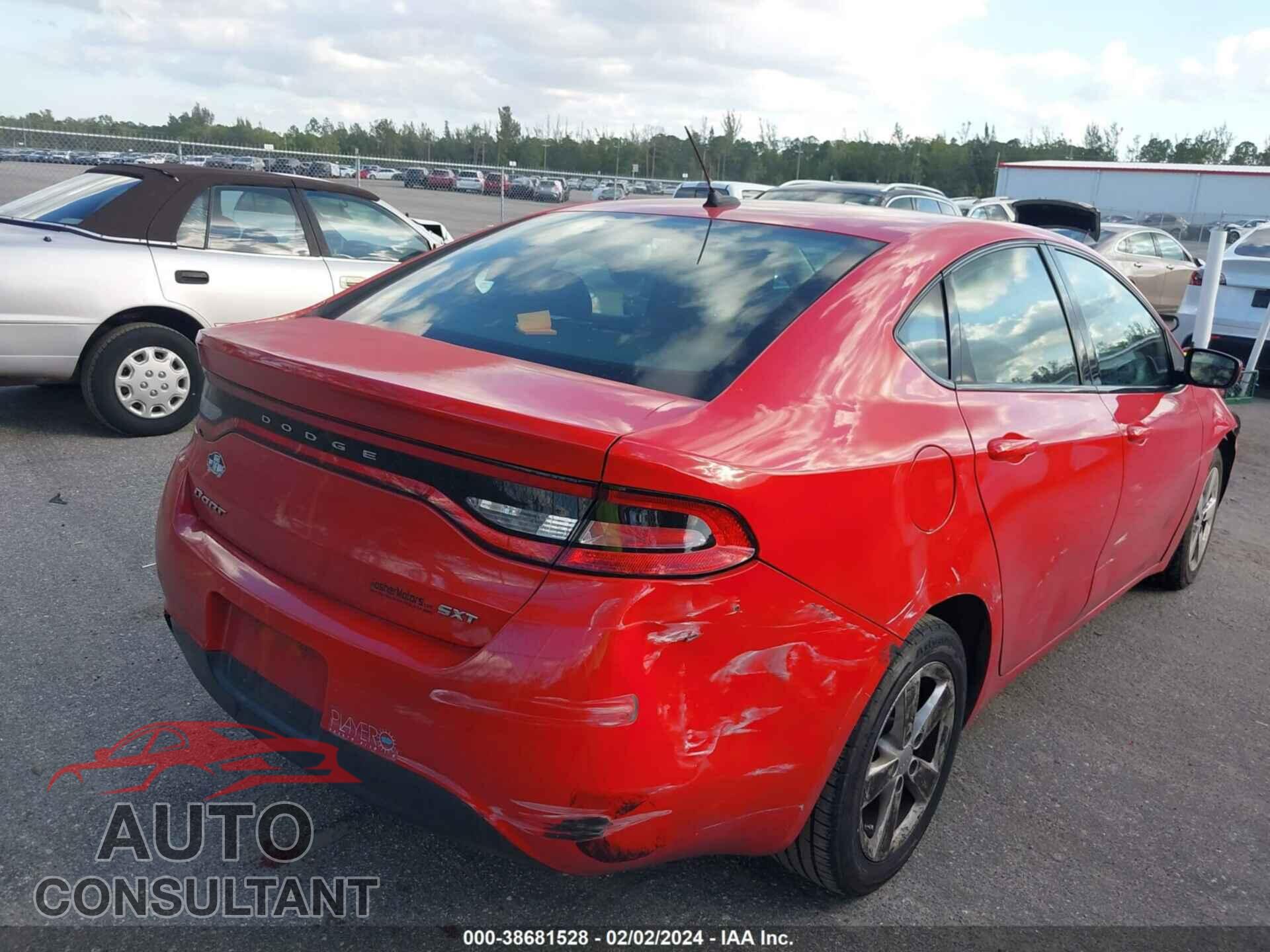 DODGE DART 2016 - 1C3CDFFA8GD819852