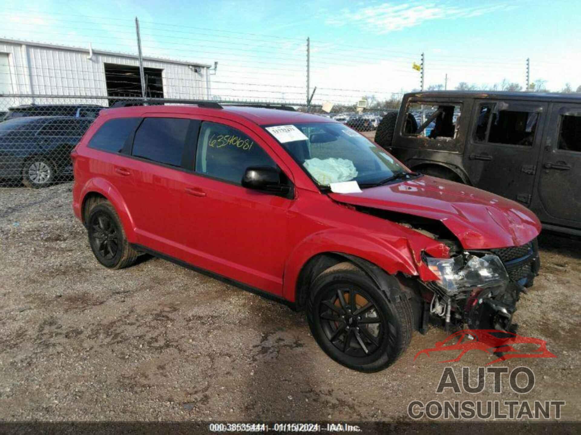 DODGE JOURNEY 2019 - 3C4PDCBG1KT844911
