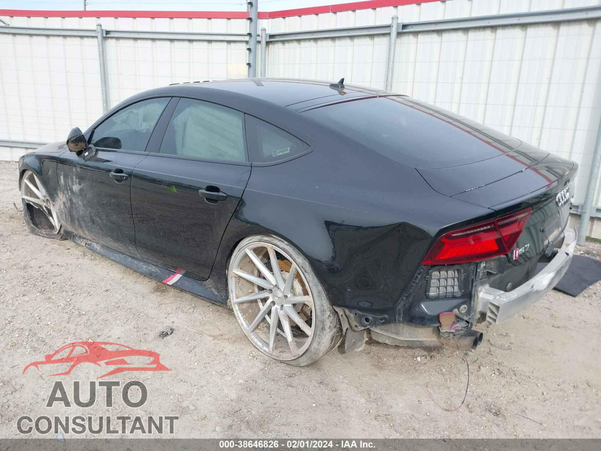 AUDI RS7 2016 - WUAW2AFC6GN903376