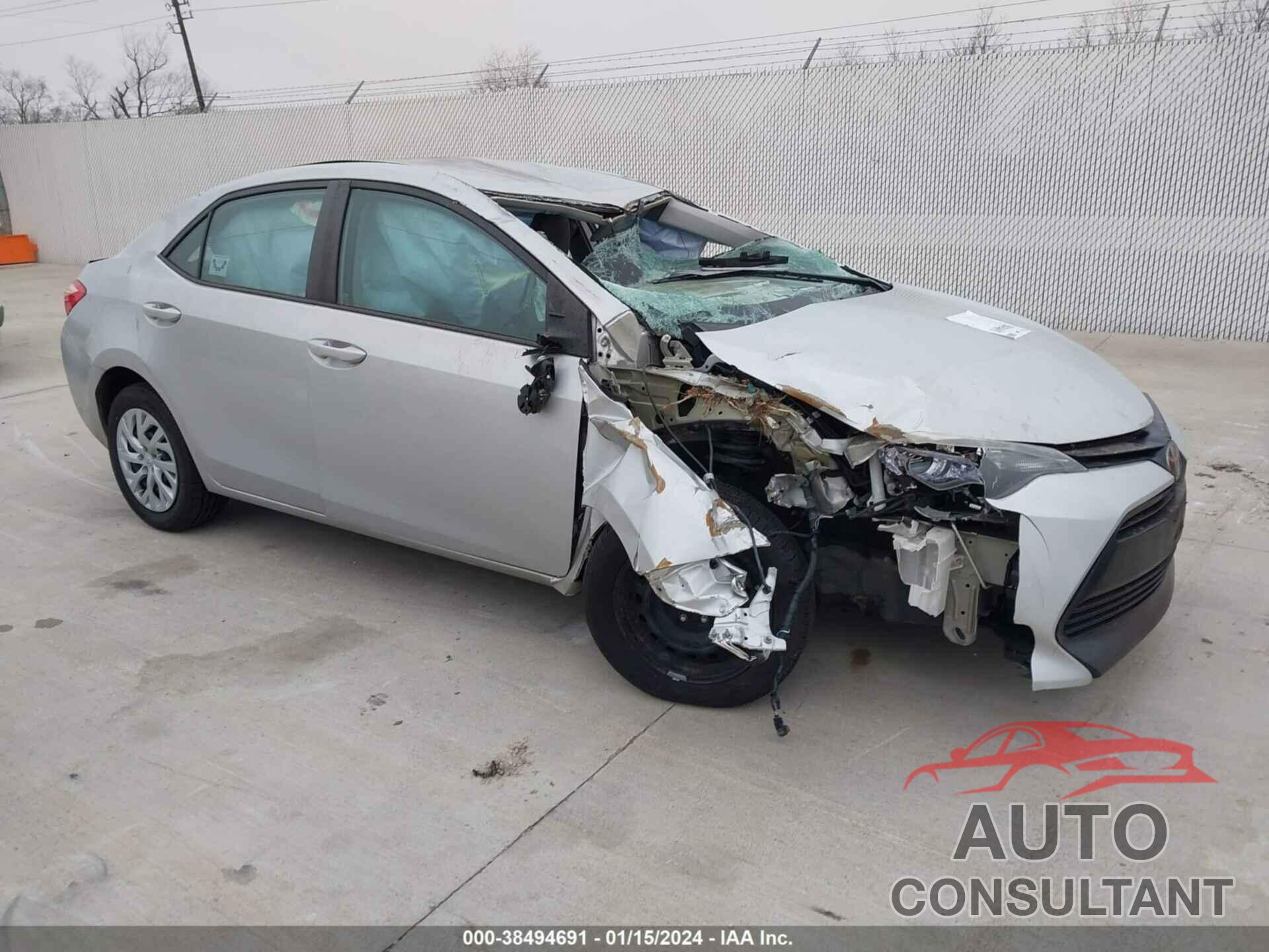 TOYOTA COROLLA 2017 - 5YFBURHE0HP606207