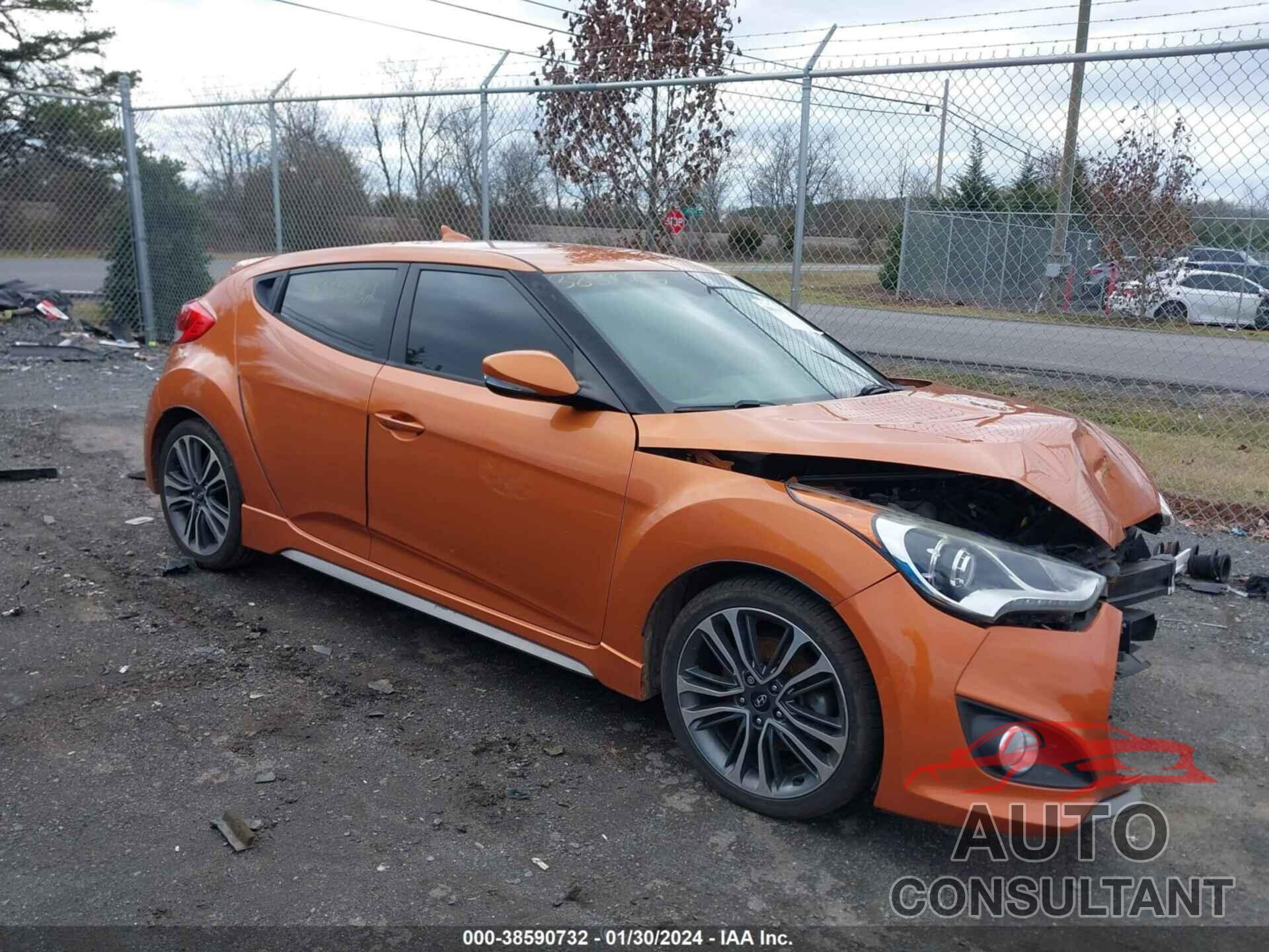 HYUNDAI VELOSTER 2016 - KMHTC6AE0GU283936